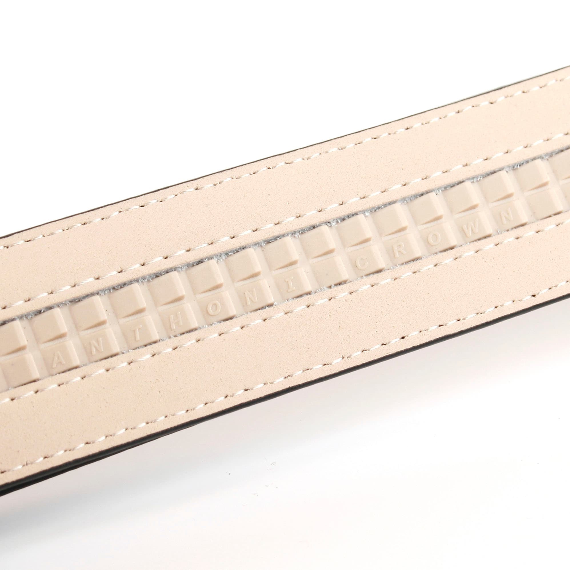 Anthoni Crown Ceinture en cuir mit Flechtprägung