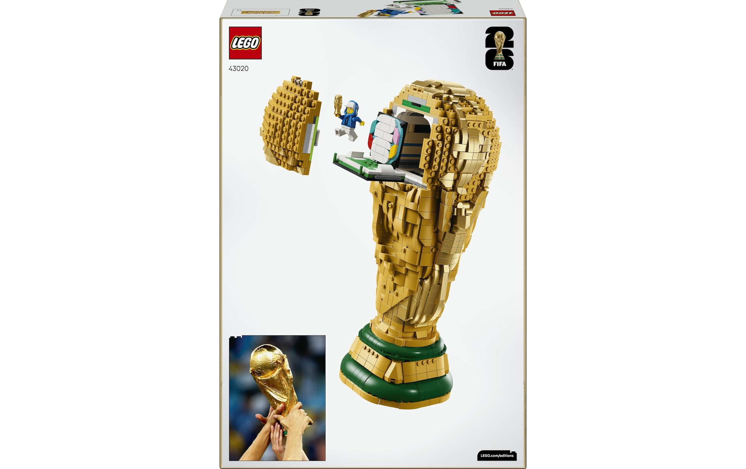 LEGO® Pions de construction »Offizieller Pokal der FIFA Fussball-Weltmeisterschaft (43020)« LEGO Editions Football