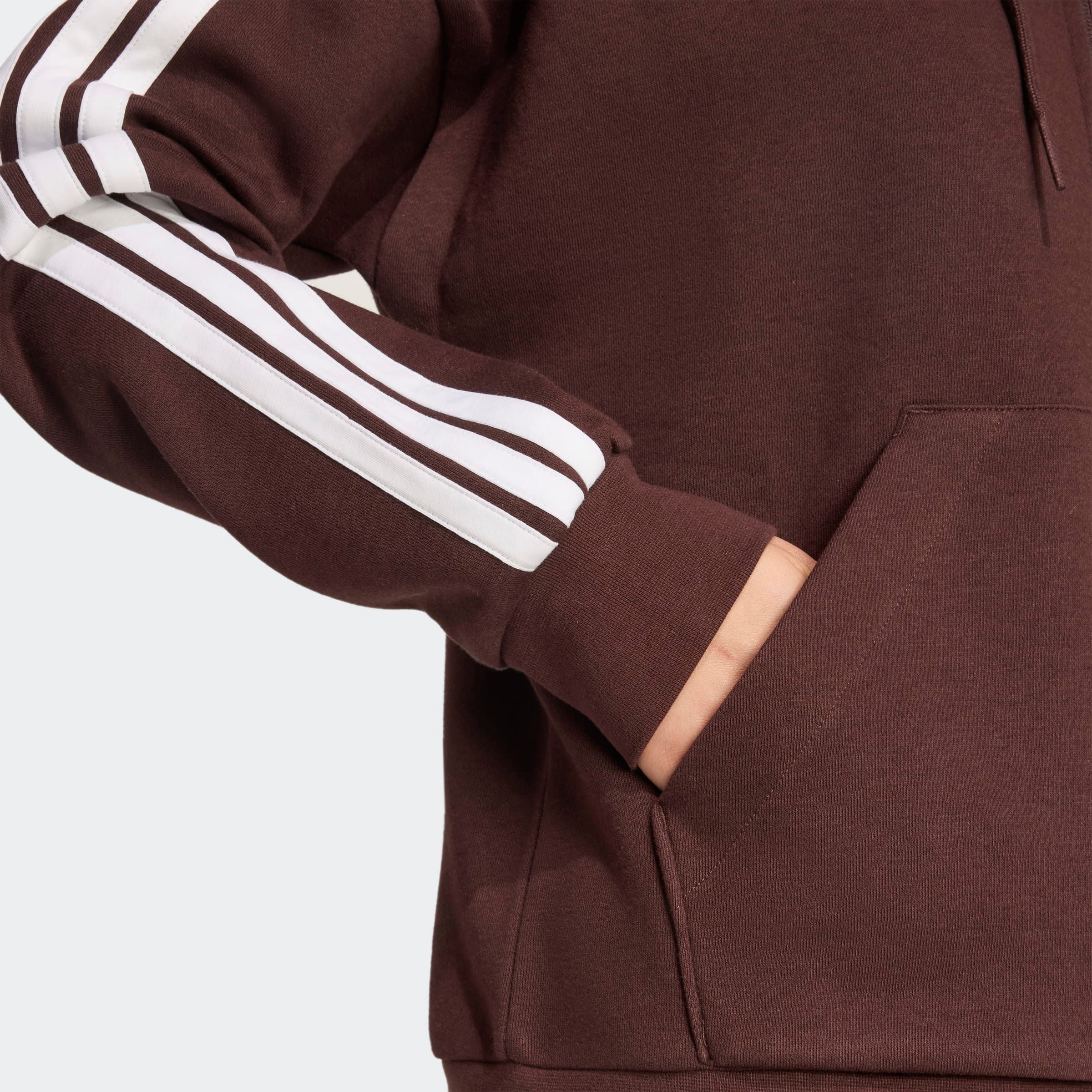 adidas Sportswear Sweat à capuche »ESSENTIALS 3-STREIFEN FULL-ZIP FLEECE«
