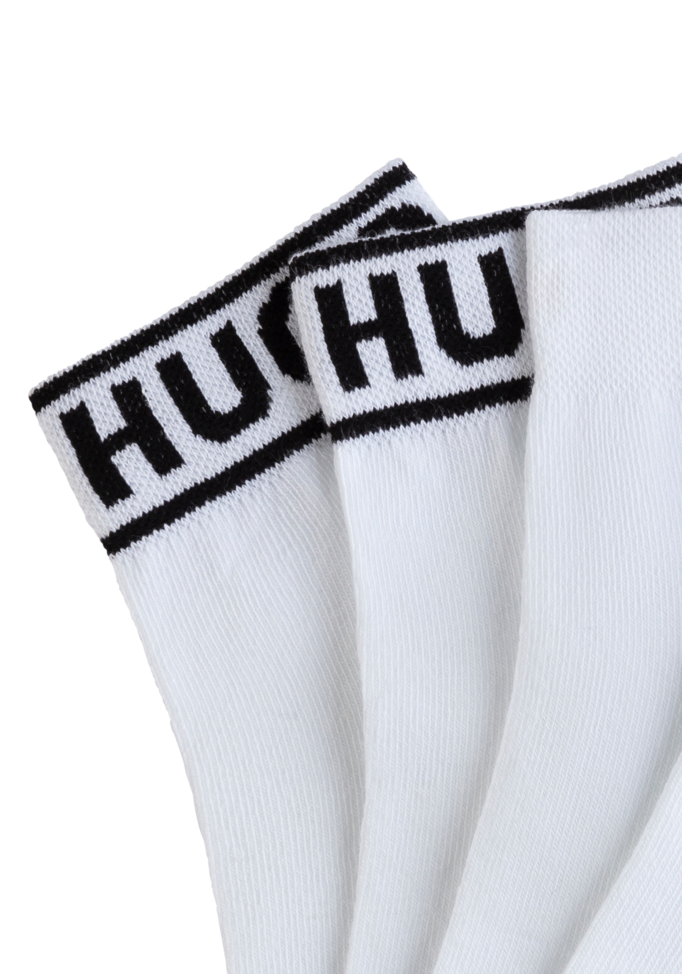 HUGO Underwear Chaussettes de loisirs »2P SH LOGO CC W« Set, 2er, 2 cuis tlg. mit Logobund