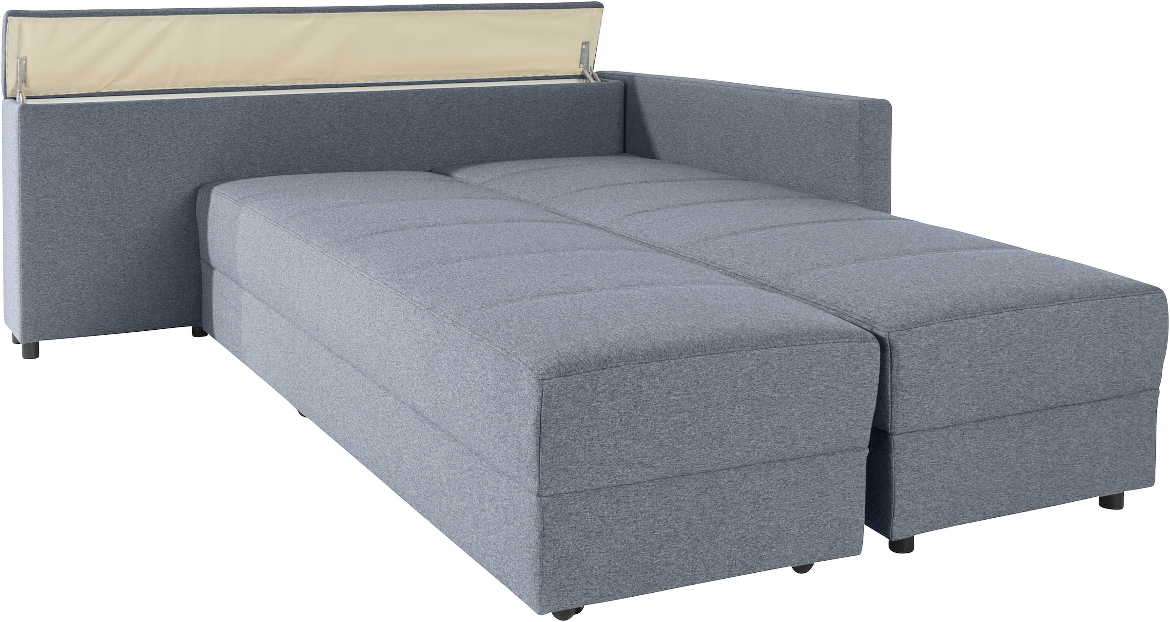 LOOKS by Wolfgang Joop Canapé d'angle »LooksIII L-Form« durch Drehfunktion zum Bett wandelbar, inklusive Staufach