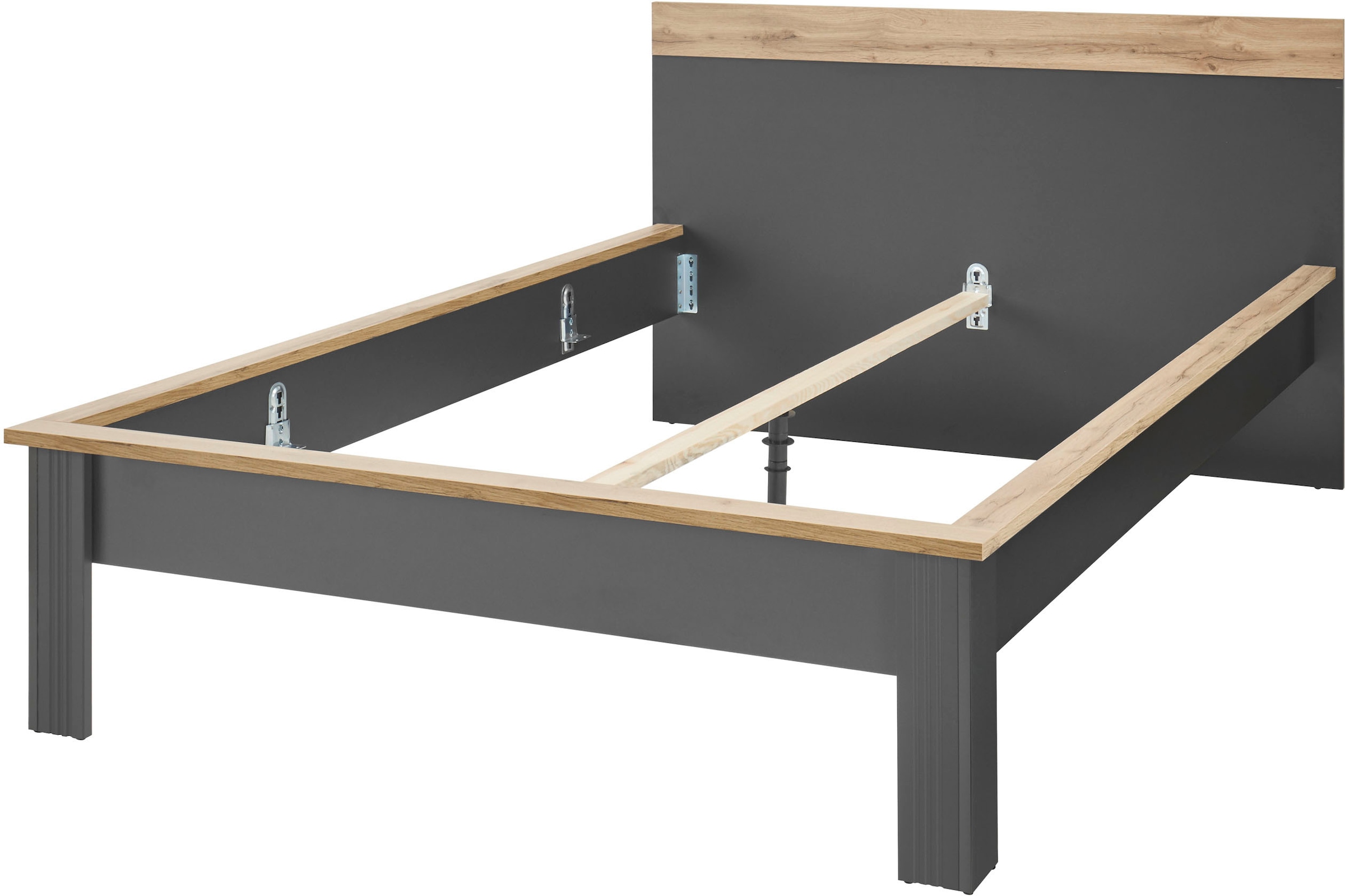 GOODproduct Schlafzimmer-Set »Westminster« beinhaltet 1 Bett, Kleiderschrank 2-türig und 1 Nachtkommode