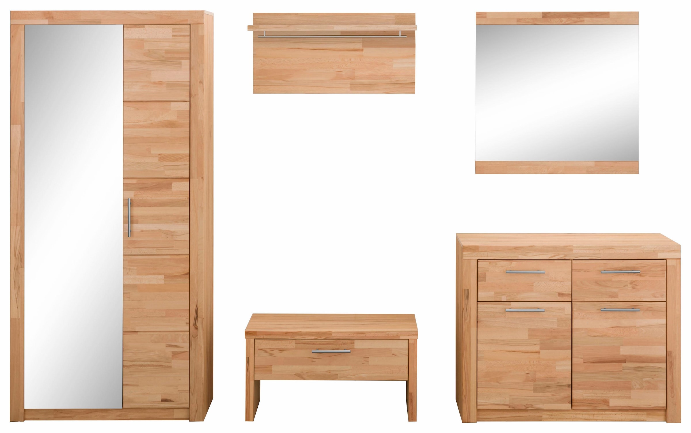 VOGL Möbelfabrik Garderoben-Set »Toronto« Set, 5 Stk. tlg.