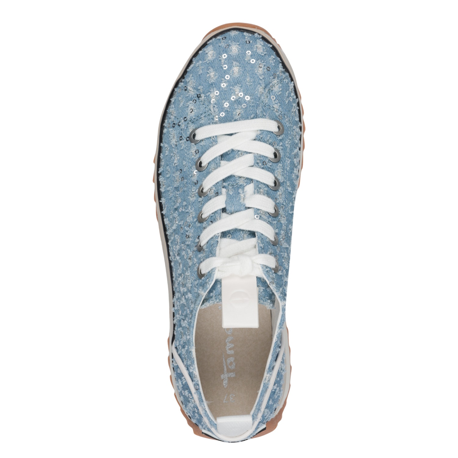 Tamaris Baskets à plateforme »Milena«  chaussure de loisirs, chaussure basse, chaussure à lacets en fabrication vegan