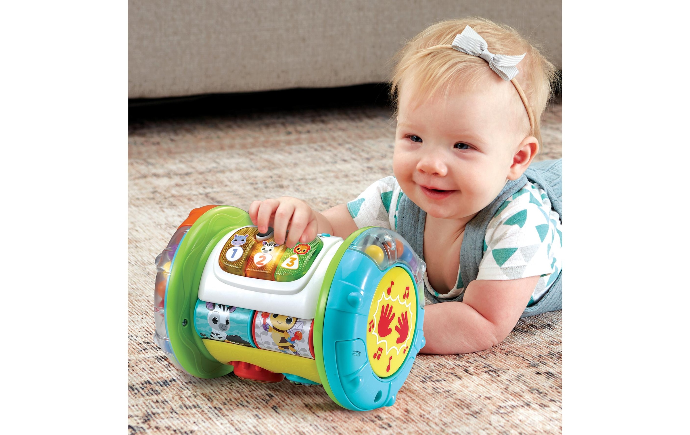 Vtech® Lernspielzeug »rouleau tam-tam 3 en 1 -FR-«