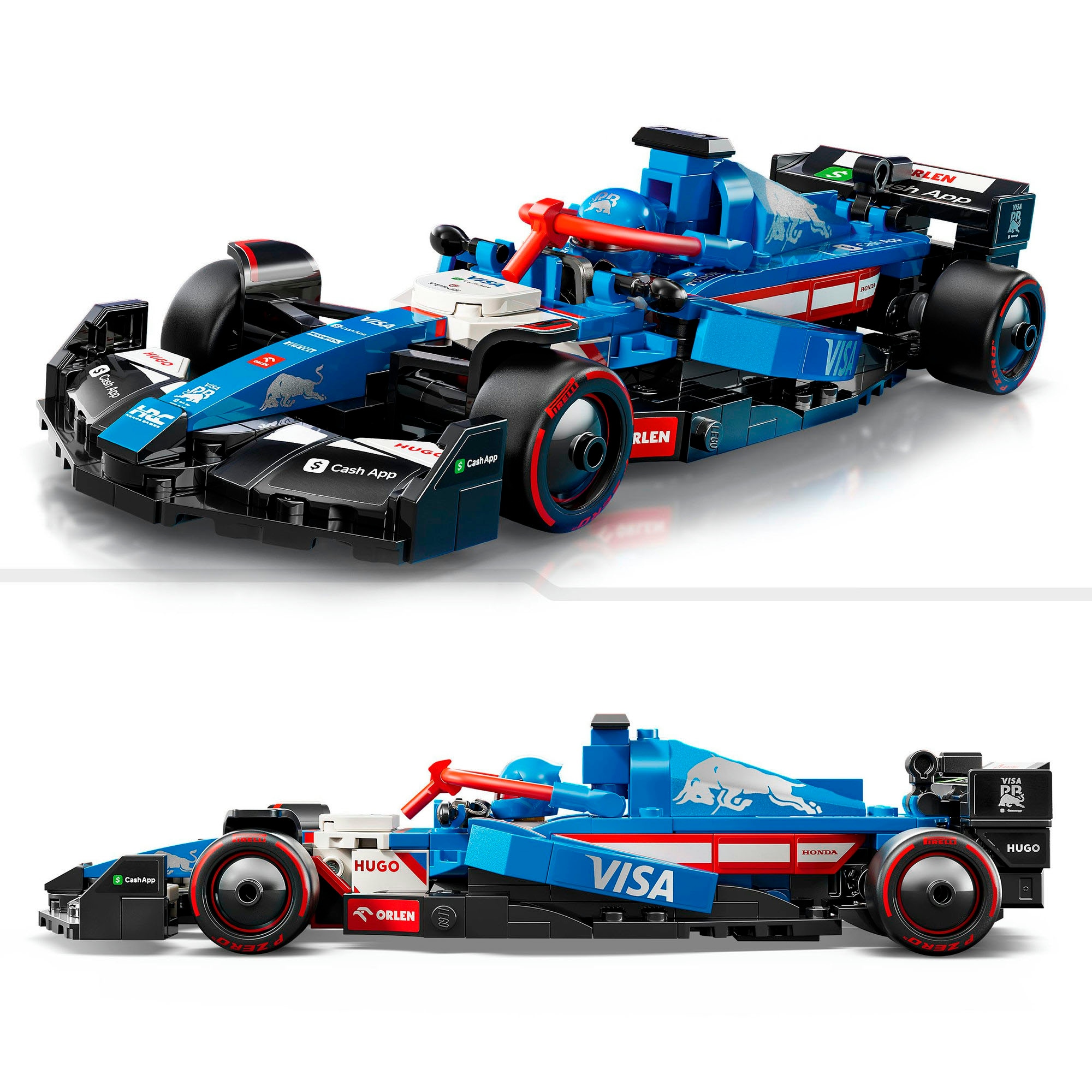 LEGO® Konstruktionsspielsteine »Visa Cash App RB VCARB 01 F1® Rennauto (77246), LEGO® Speed Champions« Made in Europe