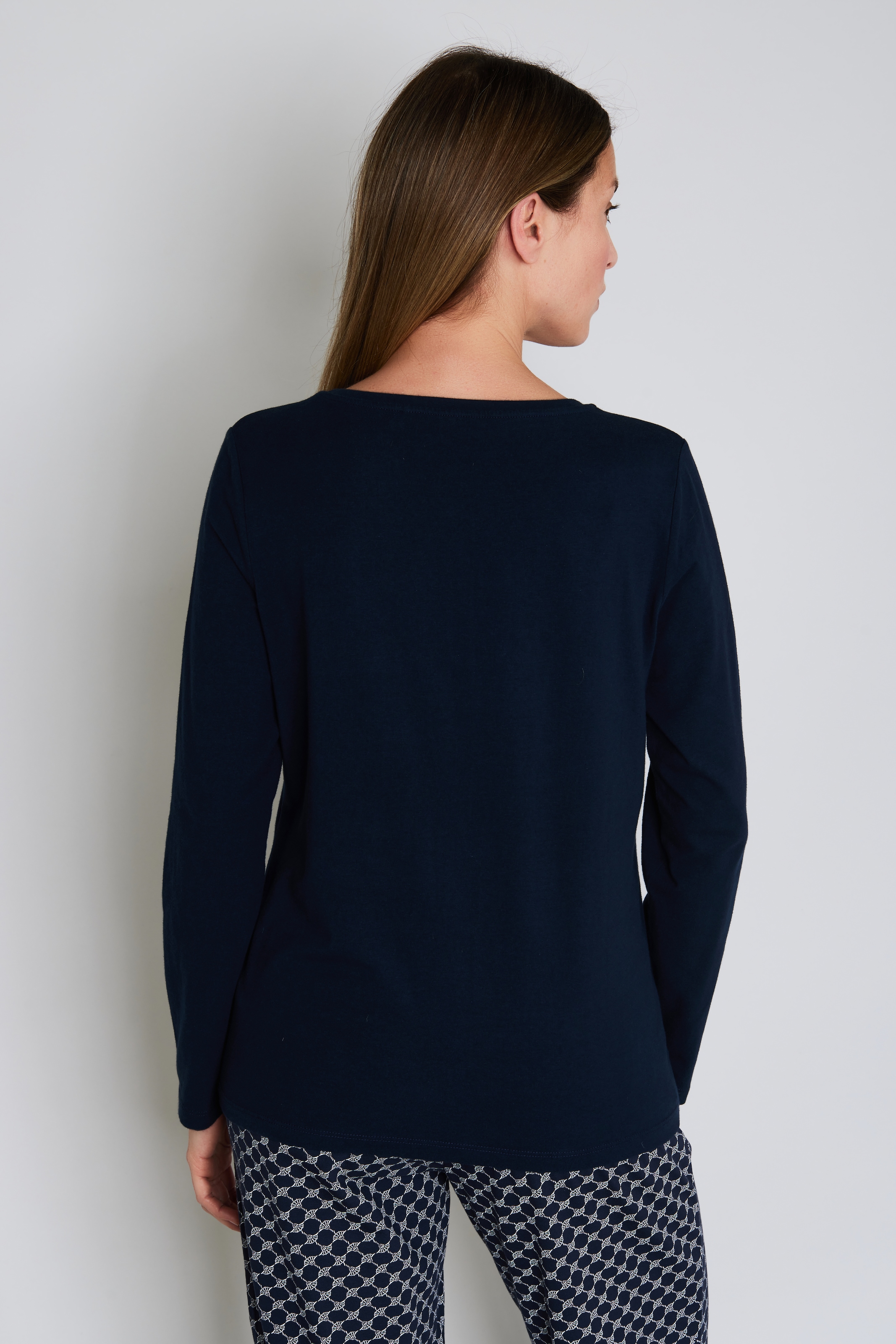 JOOP! Pyjamaoberteil »Cosy« mit Rundhalsausschnitt