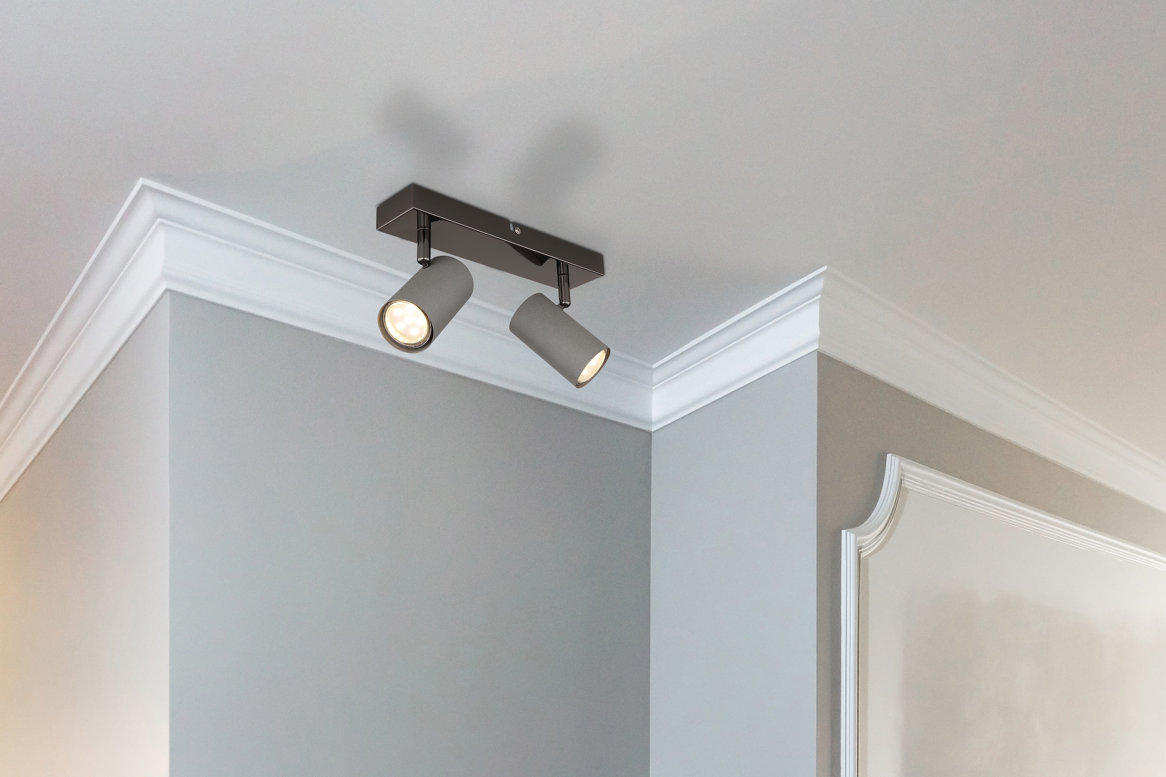 GLOBO LIGHTING Spot de plafond »ROBBY« 1 cuis Deckenspot, GU10 Fassung, Wohnzimmer, Flur