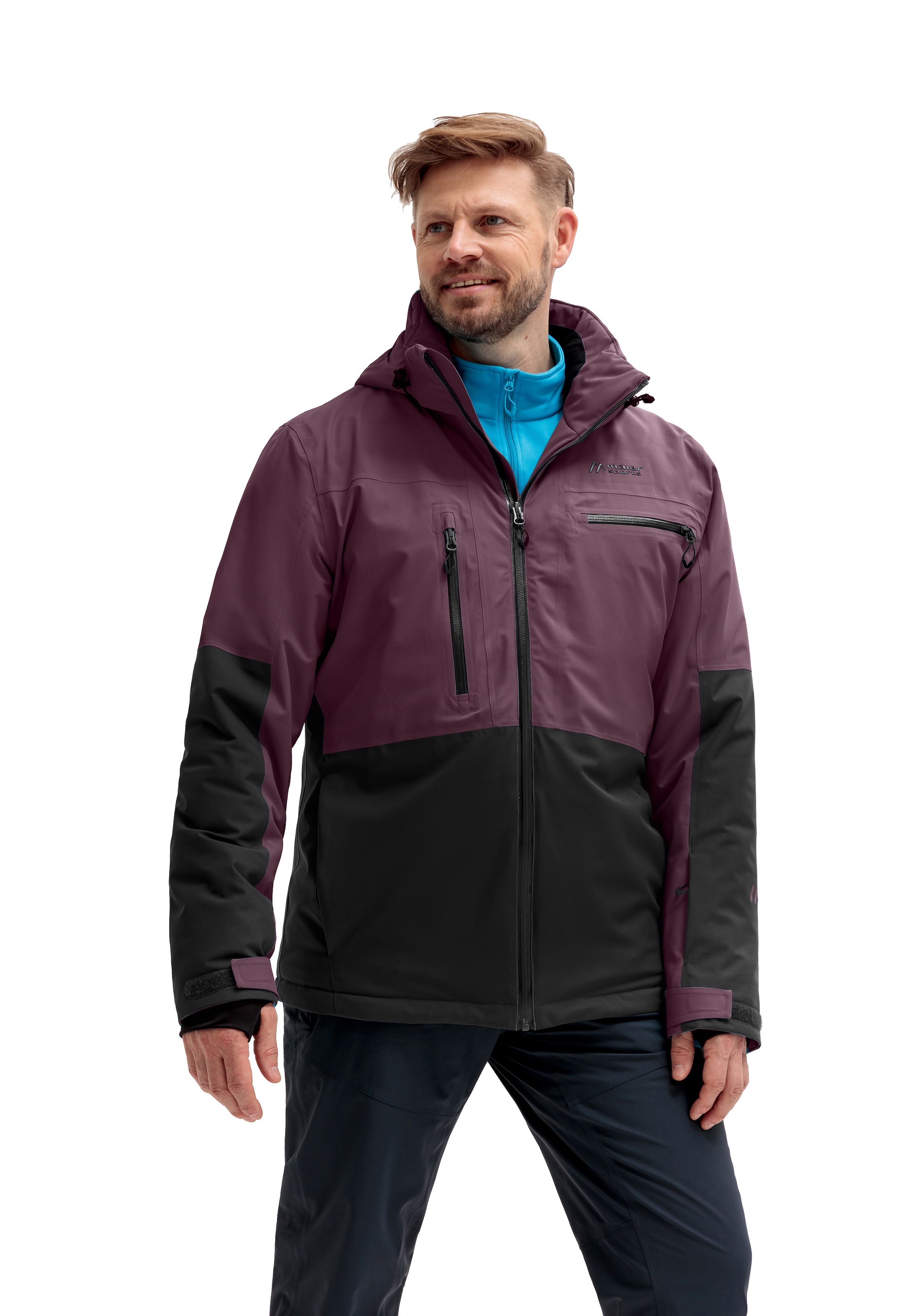 Maier Sports Veste de ski »Roccarasa M« veste d'hiver homme, imperméable et respirante
