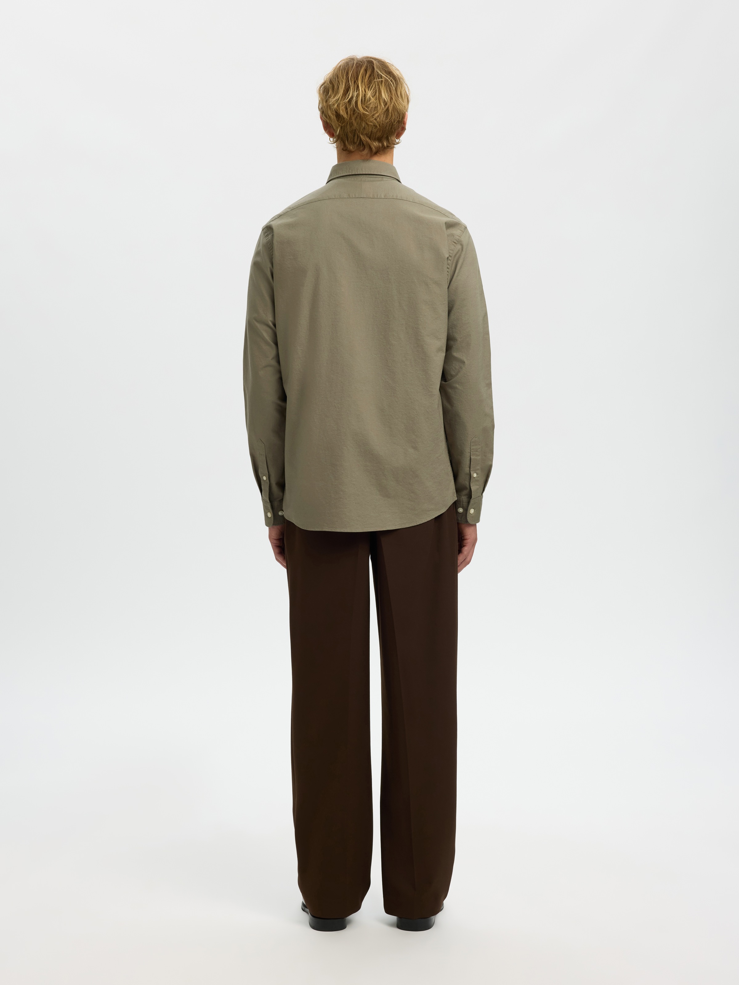 SELECTED Chemise à manches longues »SLHREGRICK-OX SHIRT LS NOOS« coton, coupe régulière