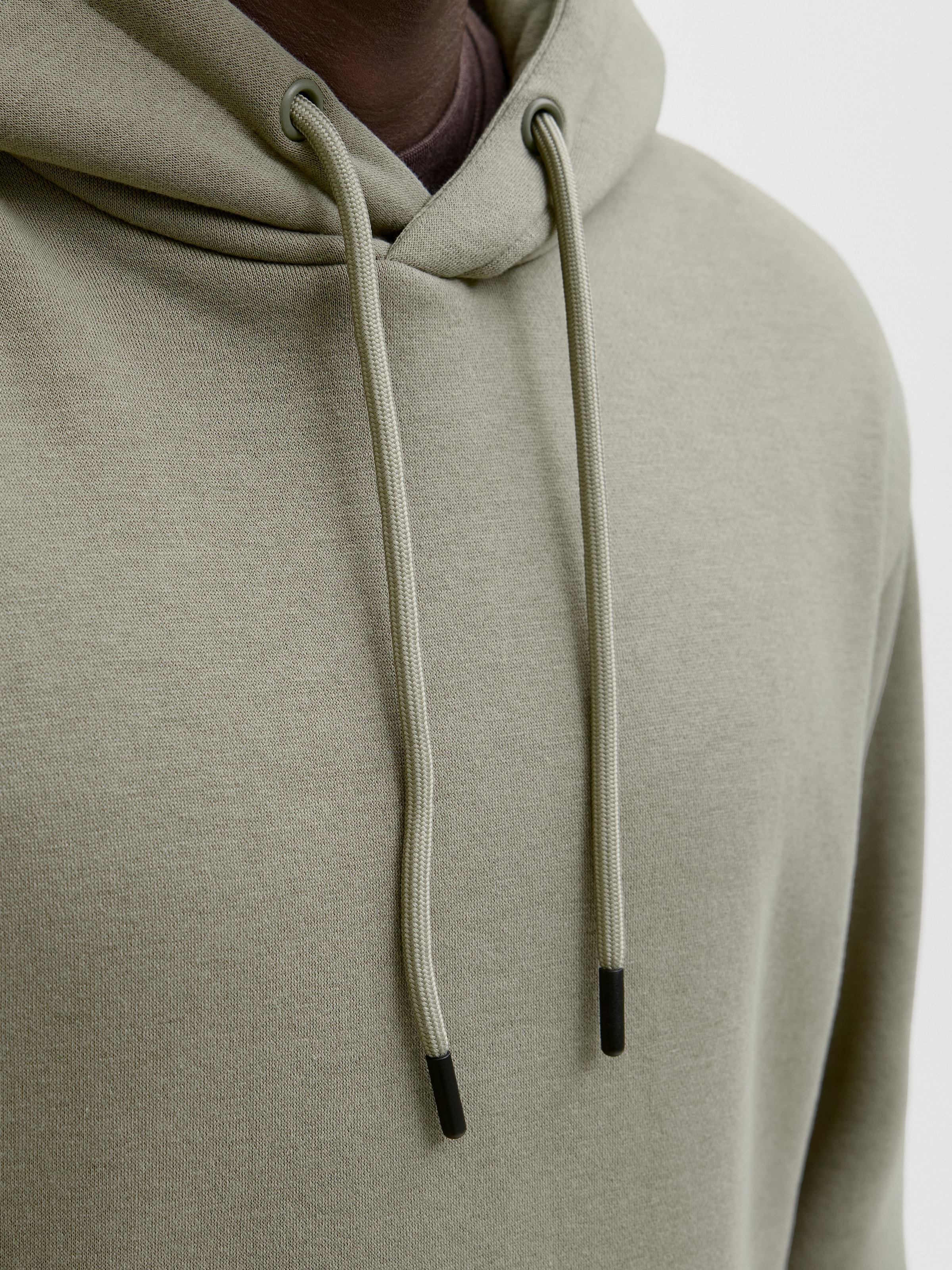 Jack & Jones Sweat à capuche »JJEBRADLEY SWEAT HOOD NOOS«, Materialmix, relaxed fit
