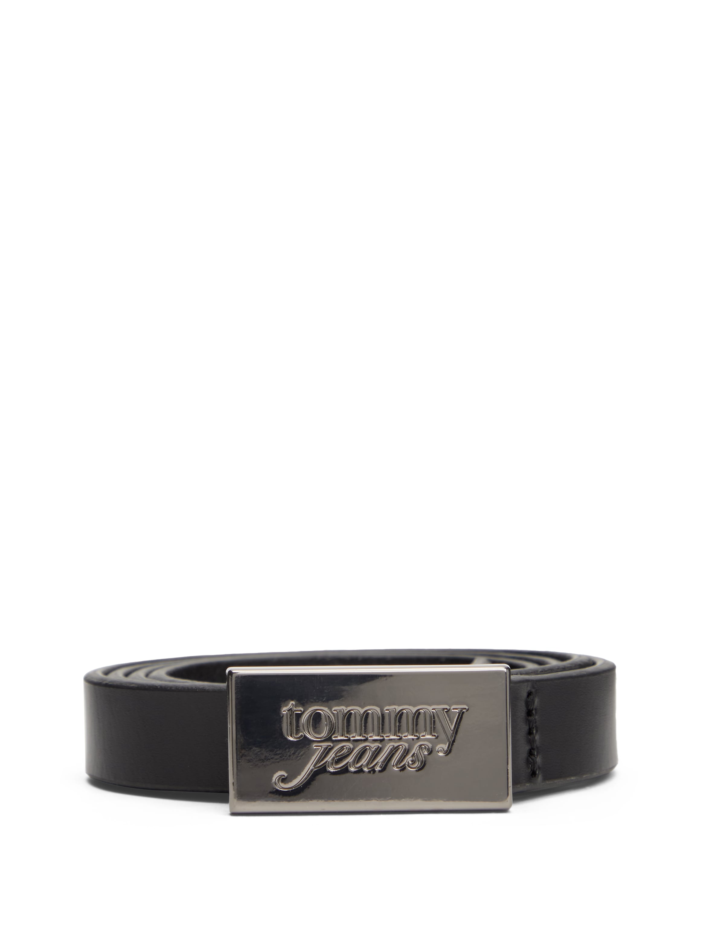 Tommy Jeans Ledergürtel »TJW SCRIPT PLAQUE« Breite 2 cm