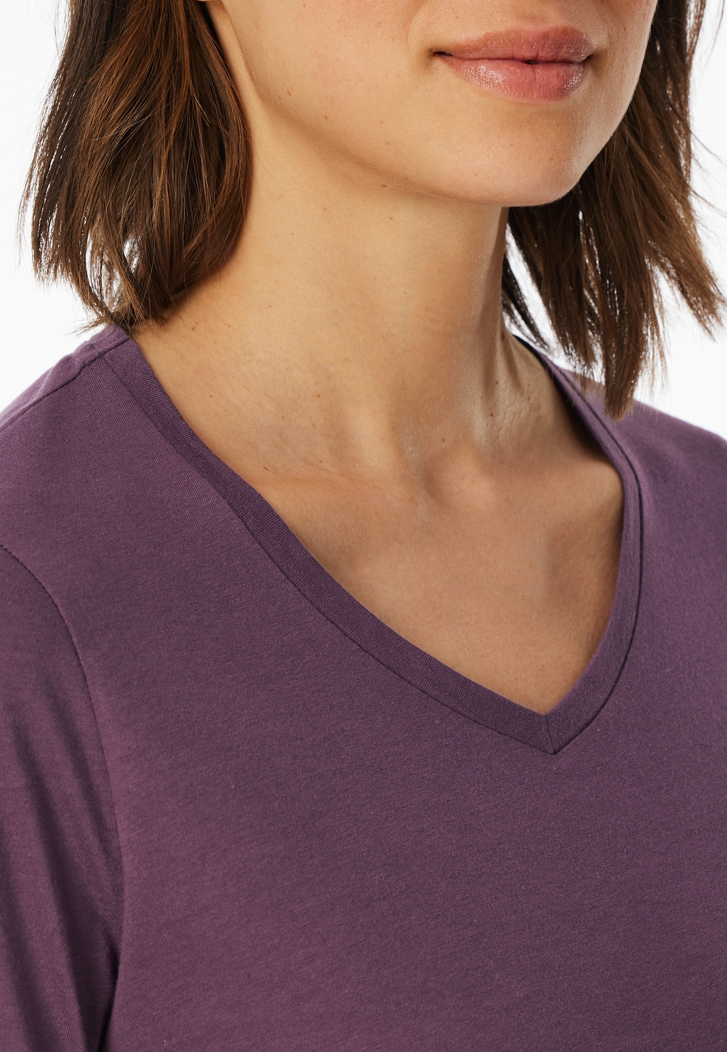 uncover by SCHIESSER Pyjama »Uncover Nightwear« 2 pièces Baumwolle, Singel Jersey-Qualität, langärmelig, atmungsaktiv, bequem