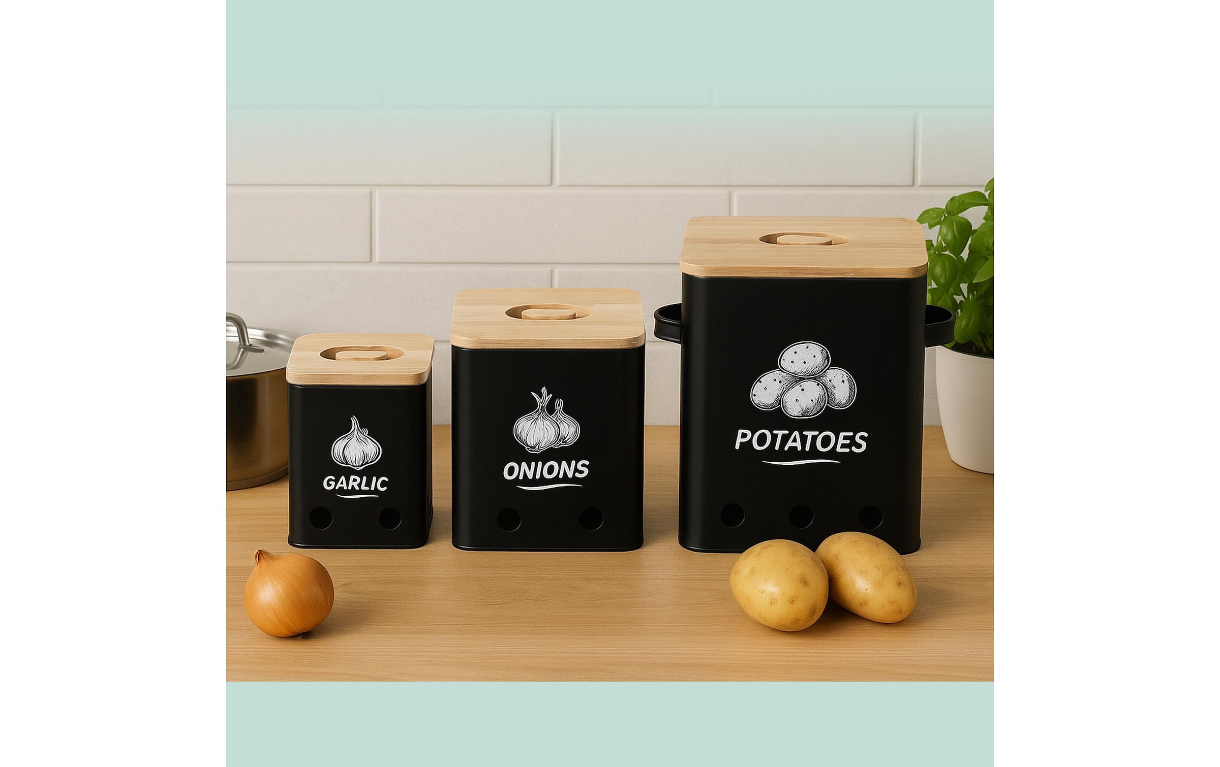 relaxdays Aufbewahrungsbox »3er Set«
