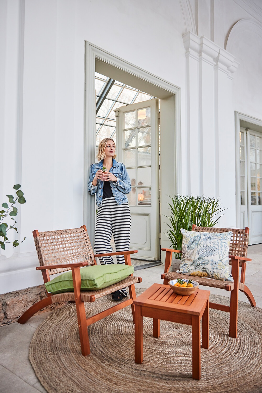 H.O.C.K. Coussin d'assise »Caribe« Outdoor geeignet