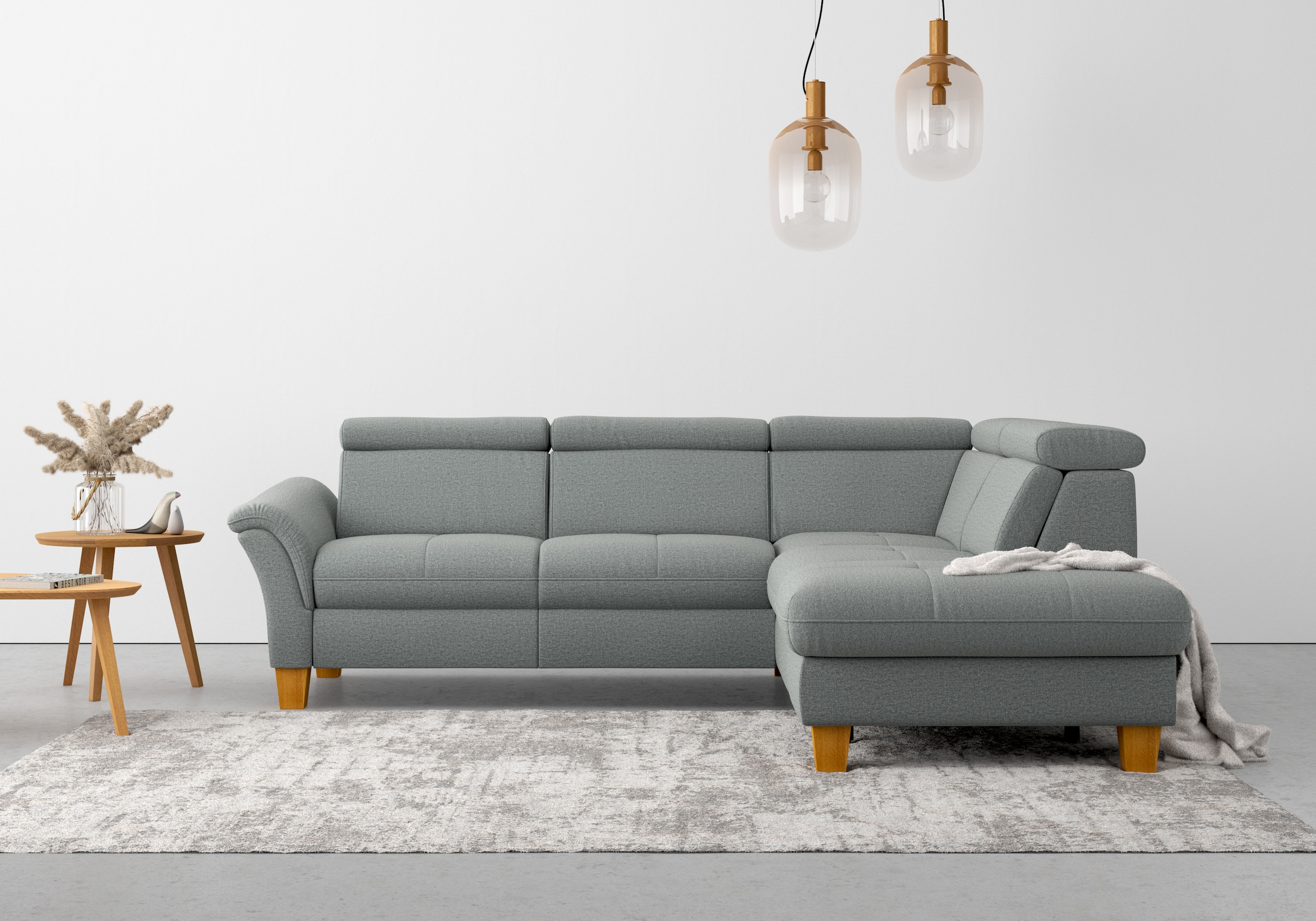 Home affaire Canapé d'angle »Lindgren L-Form« wahlweise mit TV-Funktion, Stauraum und Kopfteilverstellung