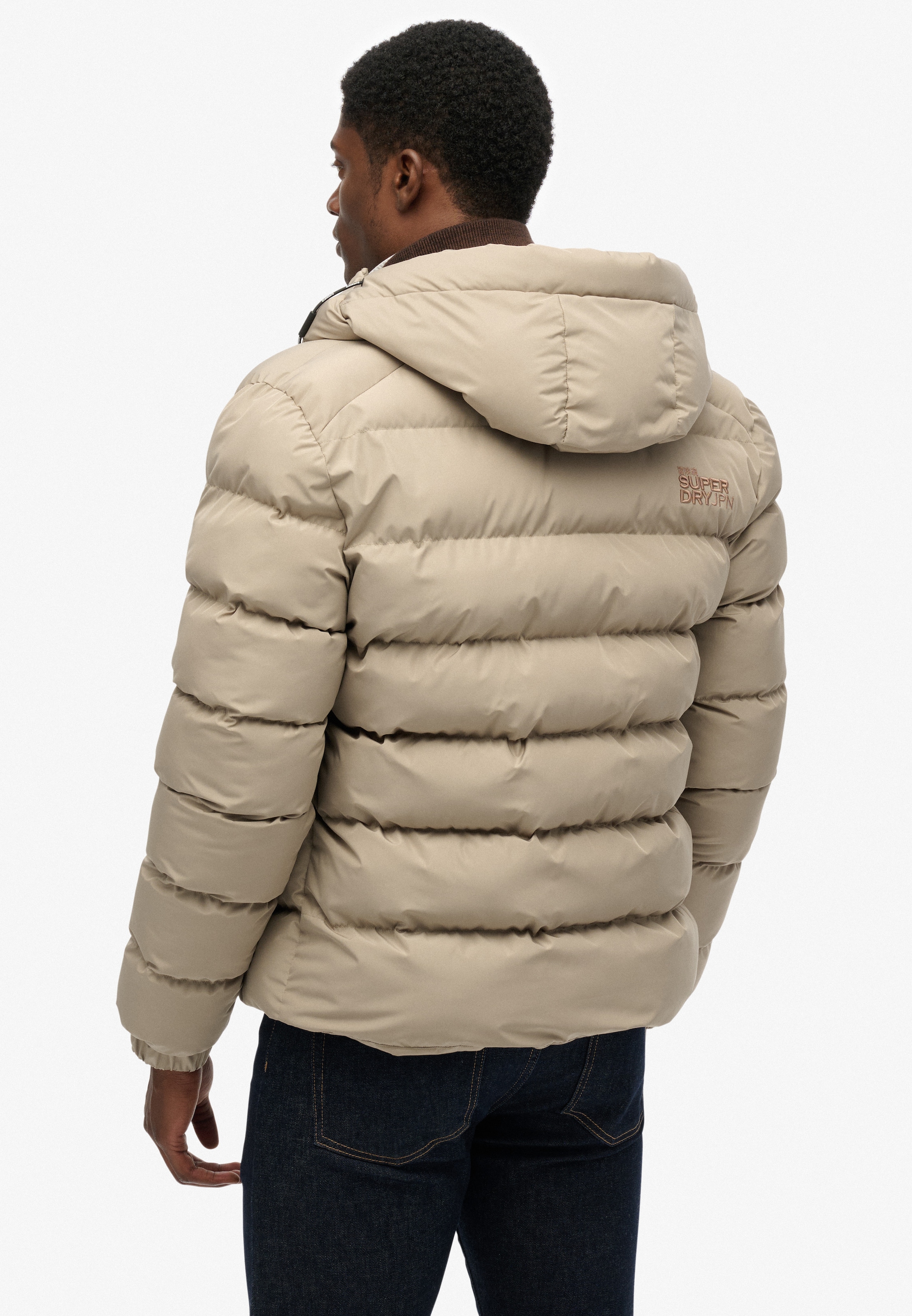 Superdry Veste matelassée »HOODED SPORTS PUFFER JACKET« mit Kapuze Kunstfaser, relaxed fit
