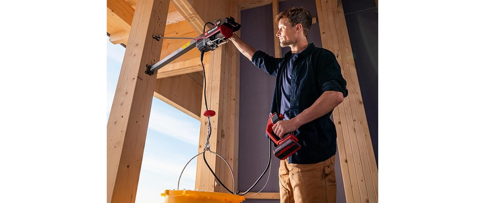 Einhell Seilwinde »Seilhebezug TE-EH 18/250 Akku 250 kg«