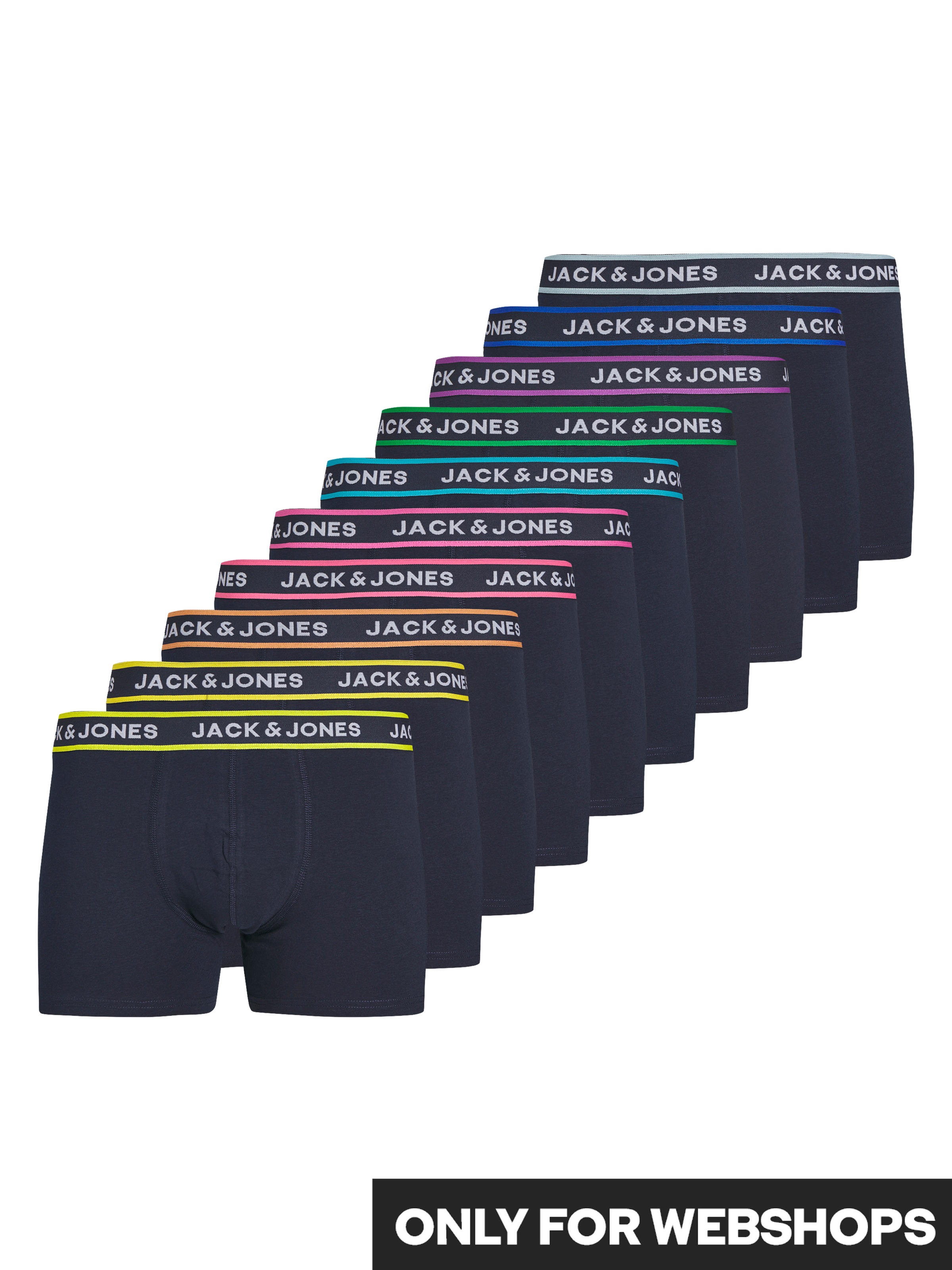 Jack & Jones Boxers »JACLIME SOLID TRUNKS 10 PACK« Packung, 10 cuis