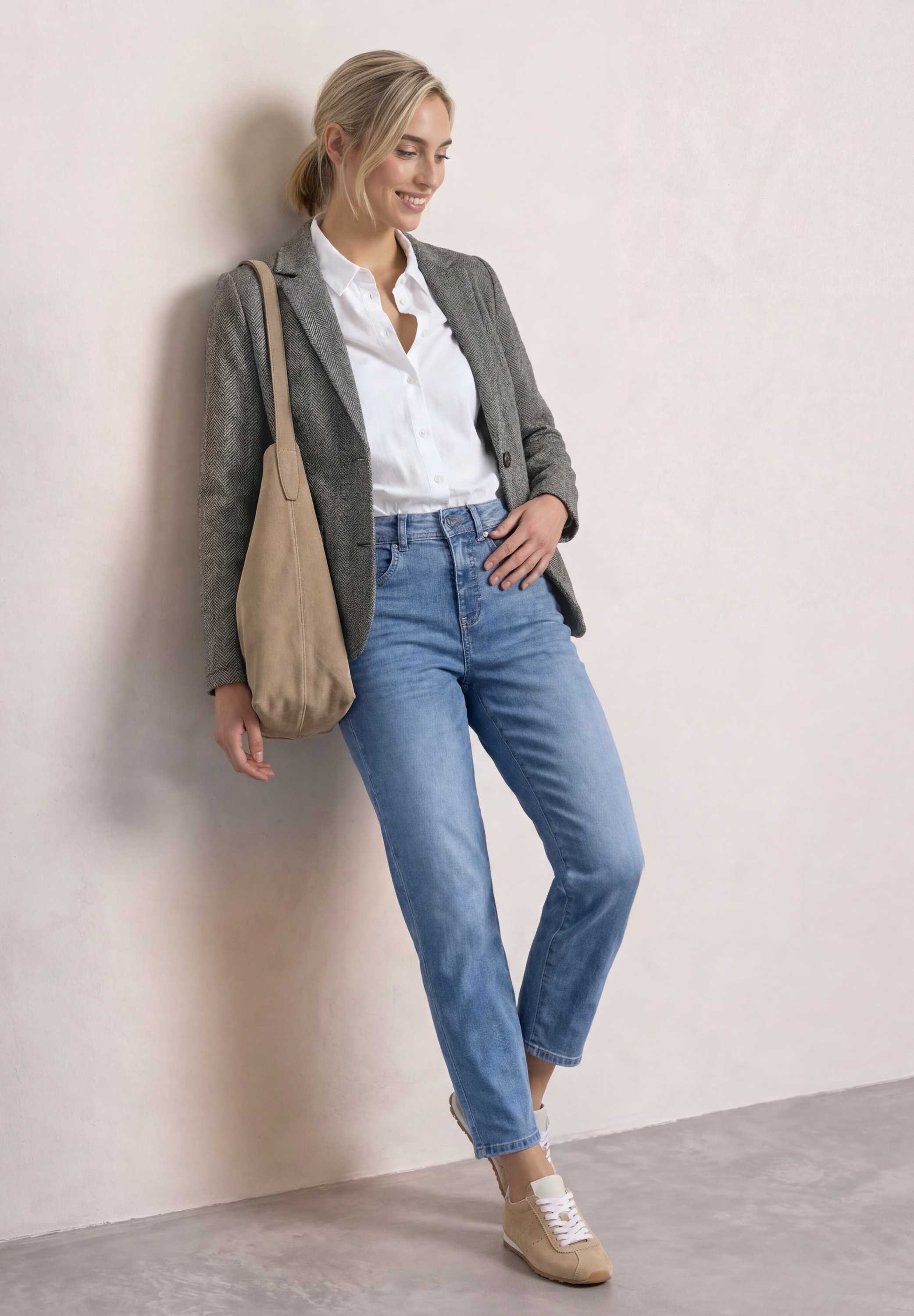 STREET ONE Jackenblazer mit Reverskragen und Dessin