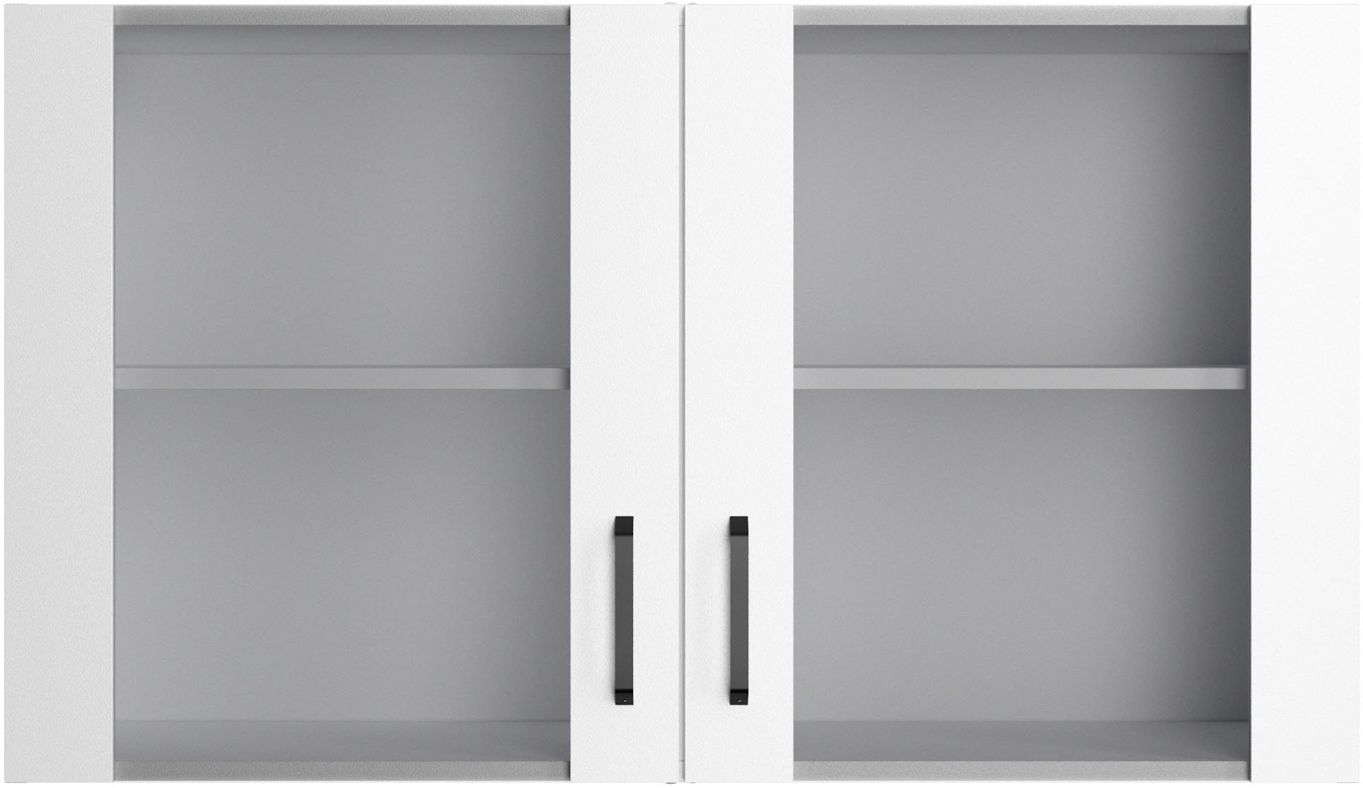 OPTIFIT Armoire suspendue »OPTImulti« largeur 100 cm, avec 2 portes vitrées à clous, 1 tablette