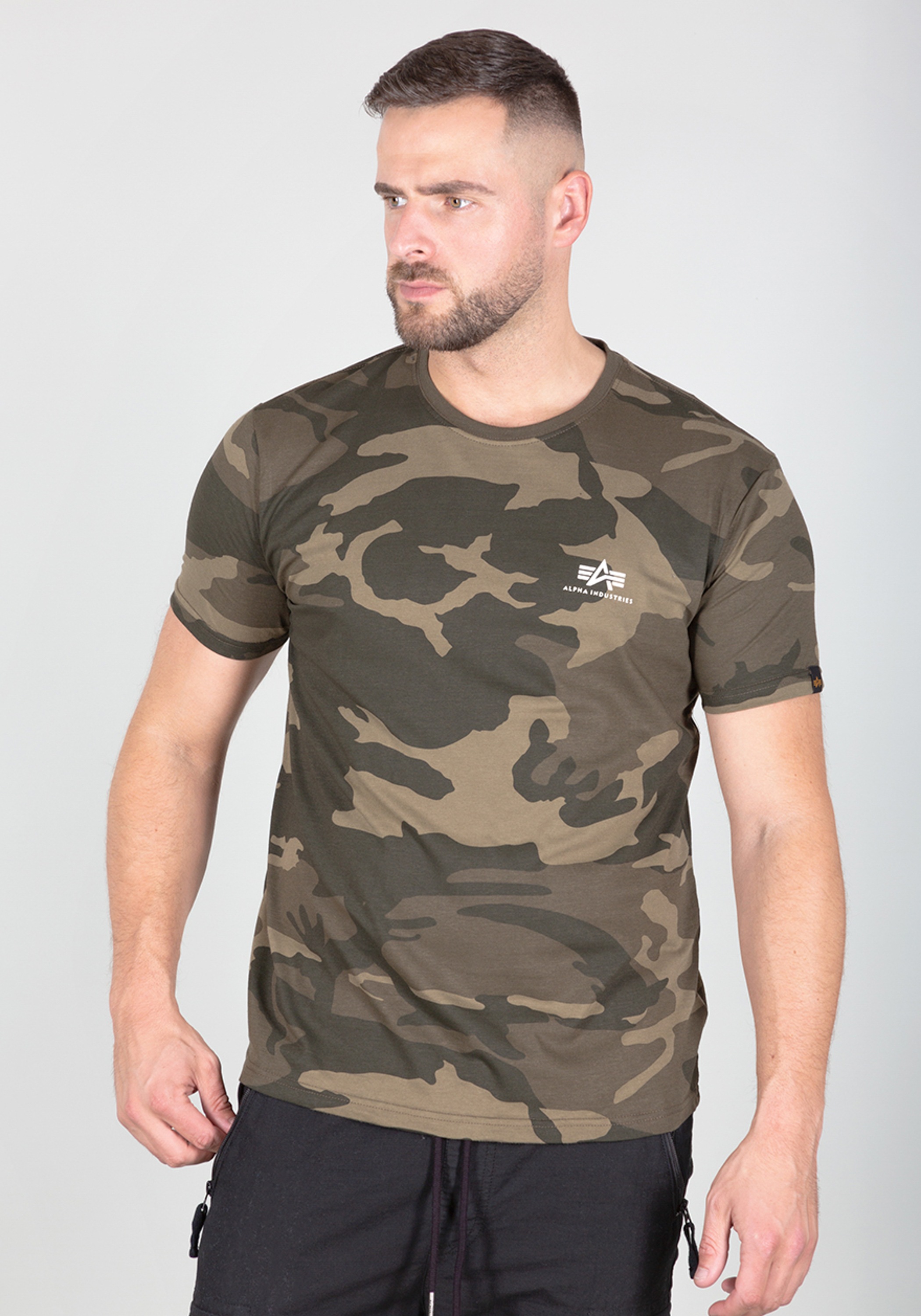 Alpha Industries T-shirt »Basic T-Shirt SL Camo«