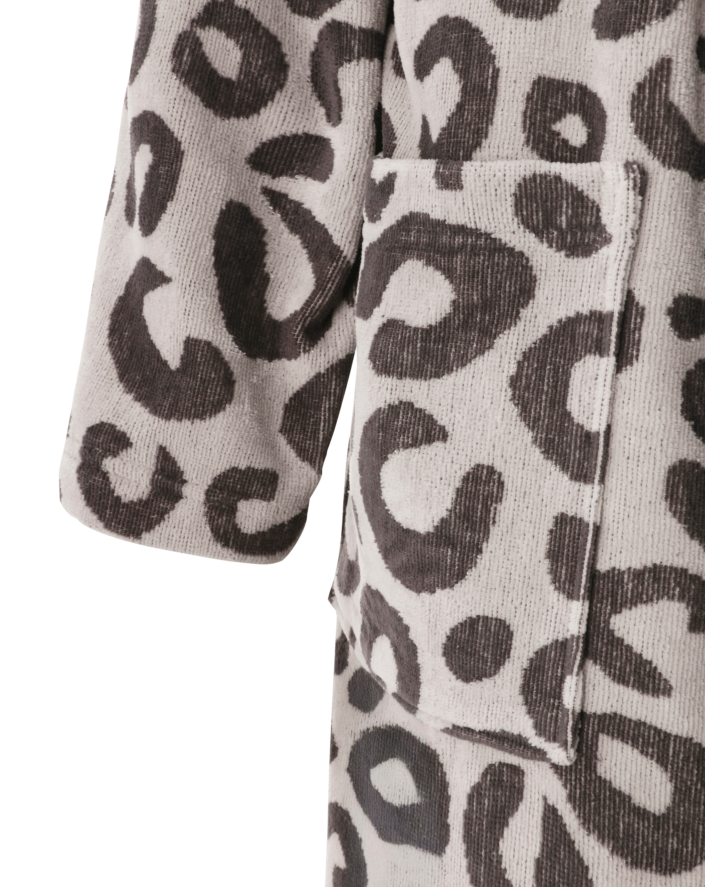 GOODproduct Unisex-Bademantel »Anna Leo, ideal für Sauna & Spa, Hotelbademantel, Morgenmantel« 1 Stk. für Damen & Herren, mit Taschen, S-3XL, mit trendigem Animal-Print
