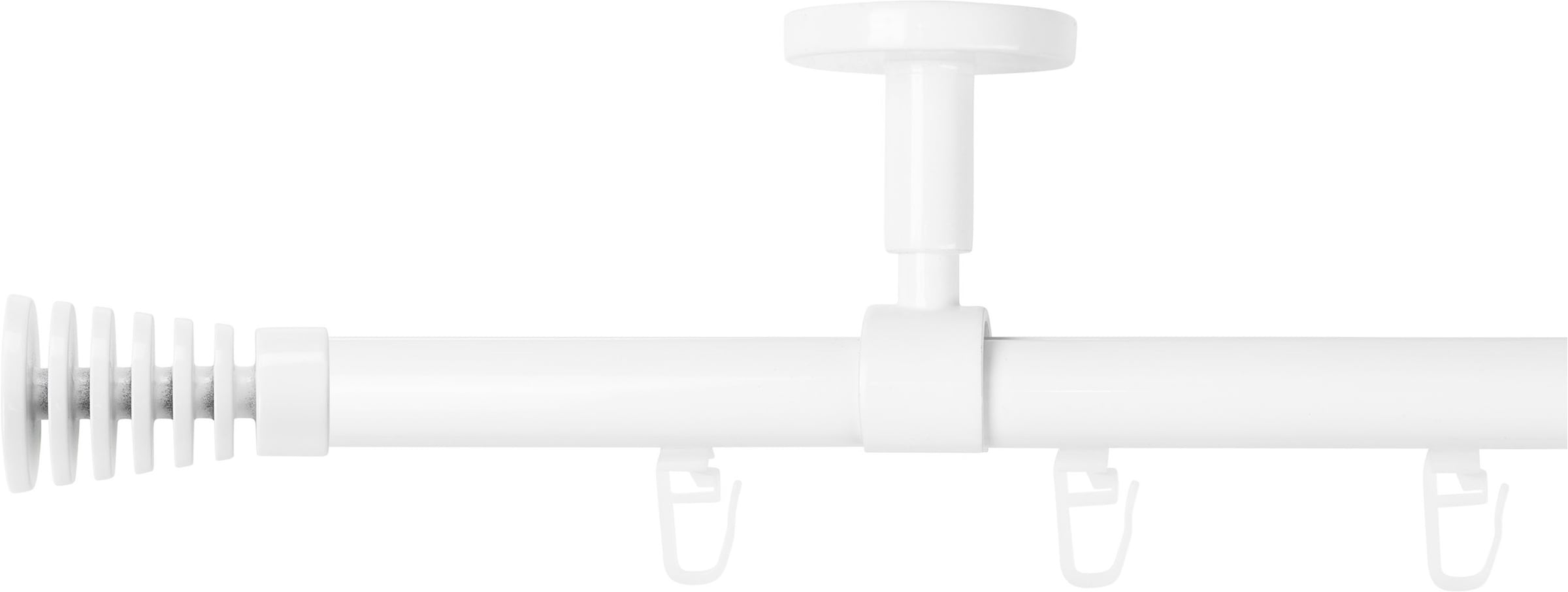 SN DECO GROUP Gardinenstange »Gardinenstange Innenlauf Gap Ø 19 mm, 1-läufig, Fixmass, verschraubt« Ø 19 mm Fixmass;kürzbar