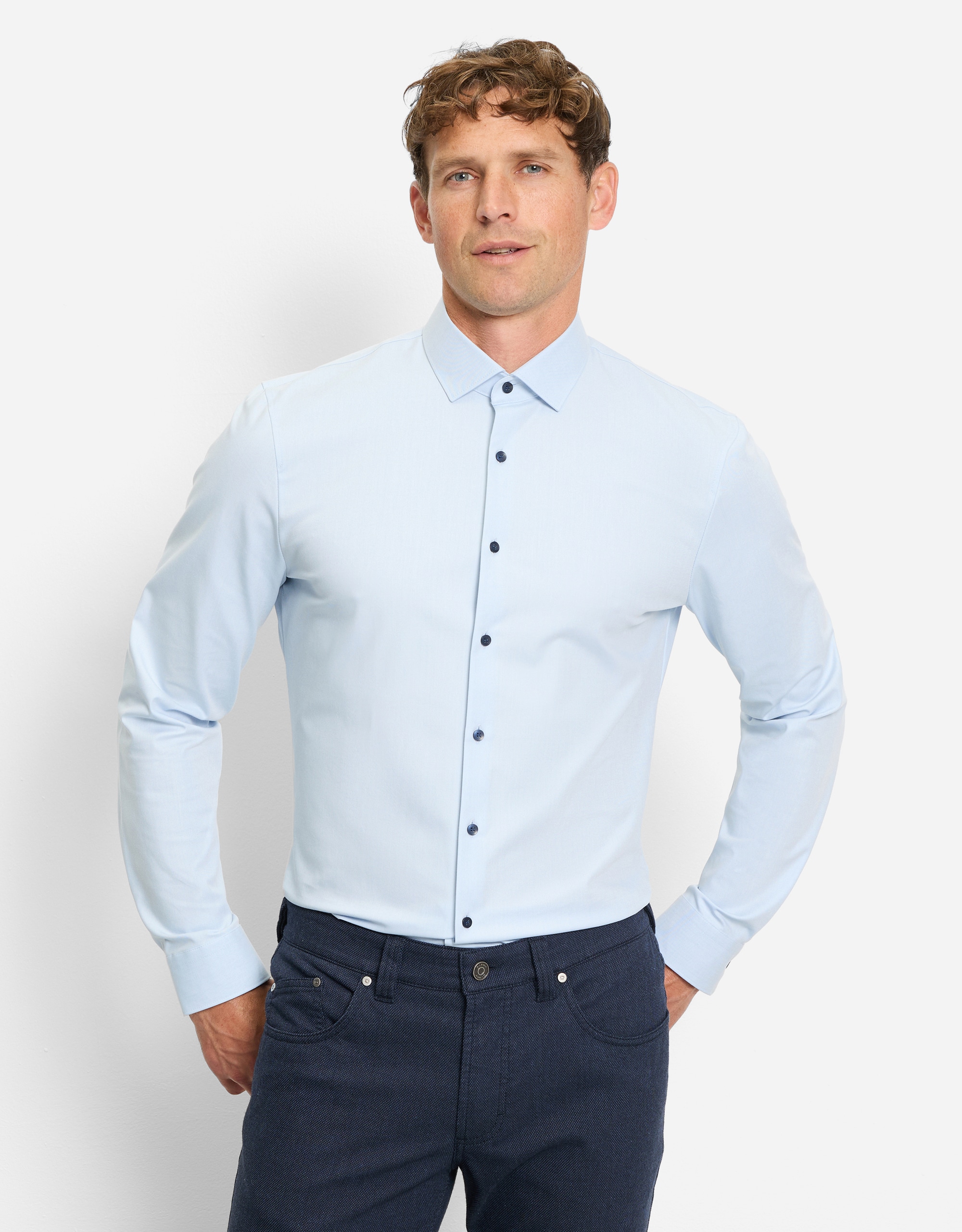 OLYMP Chemise d'affaires »No. Six super slim« Chemise en jersey