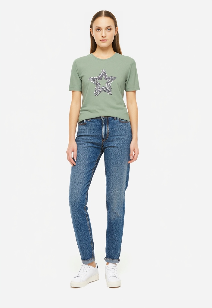 ONLY T-Shirt »ONLMARCY S/S BOX TOP CC JRS«