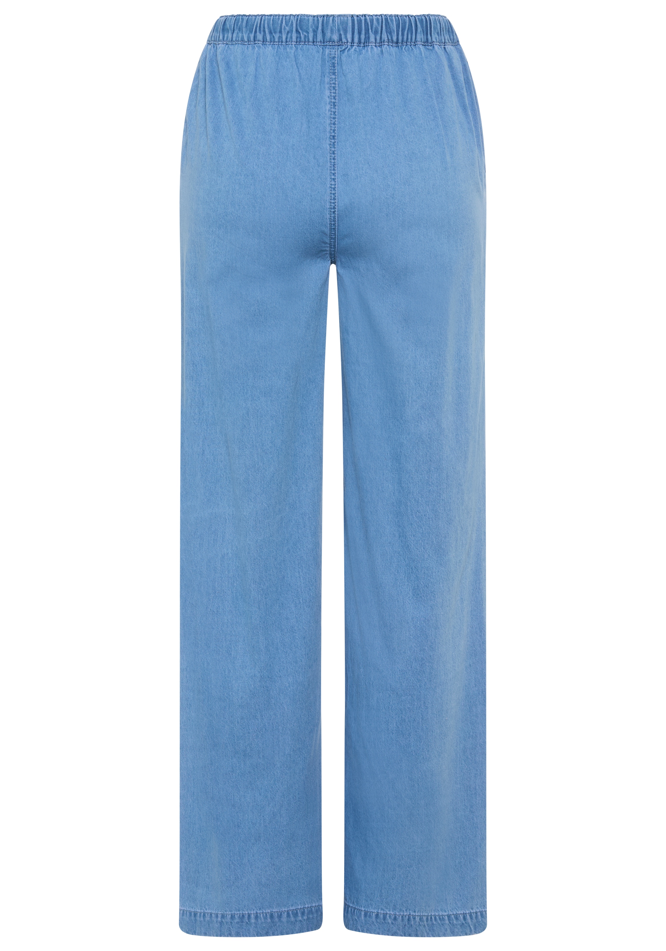 KangaROOS Jeans large weiteres Bein, hohe Leibhöhe, elastischer Bund mit Gummizug