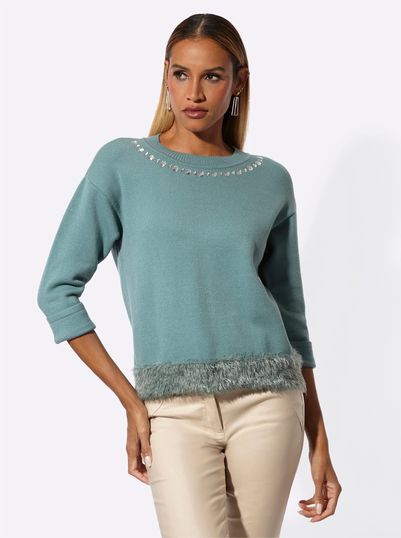 creation L Pull à manches 3/4 »Pullover«