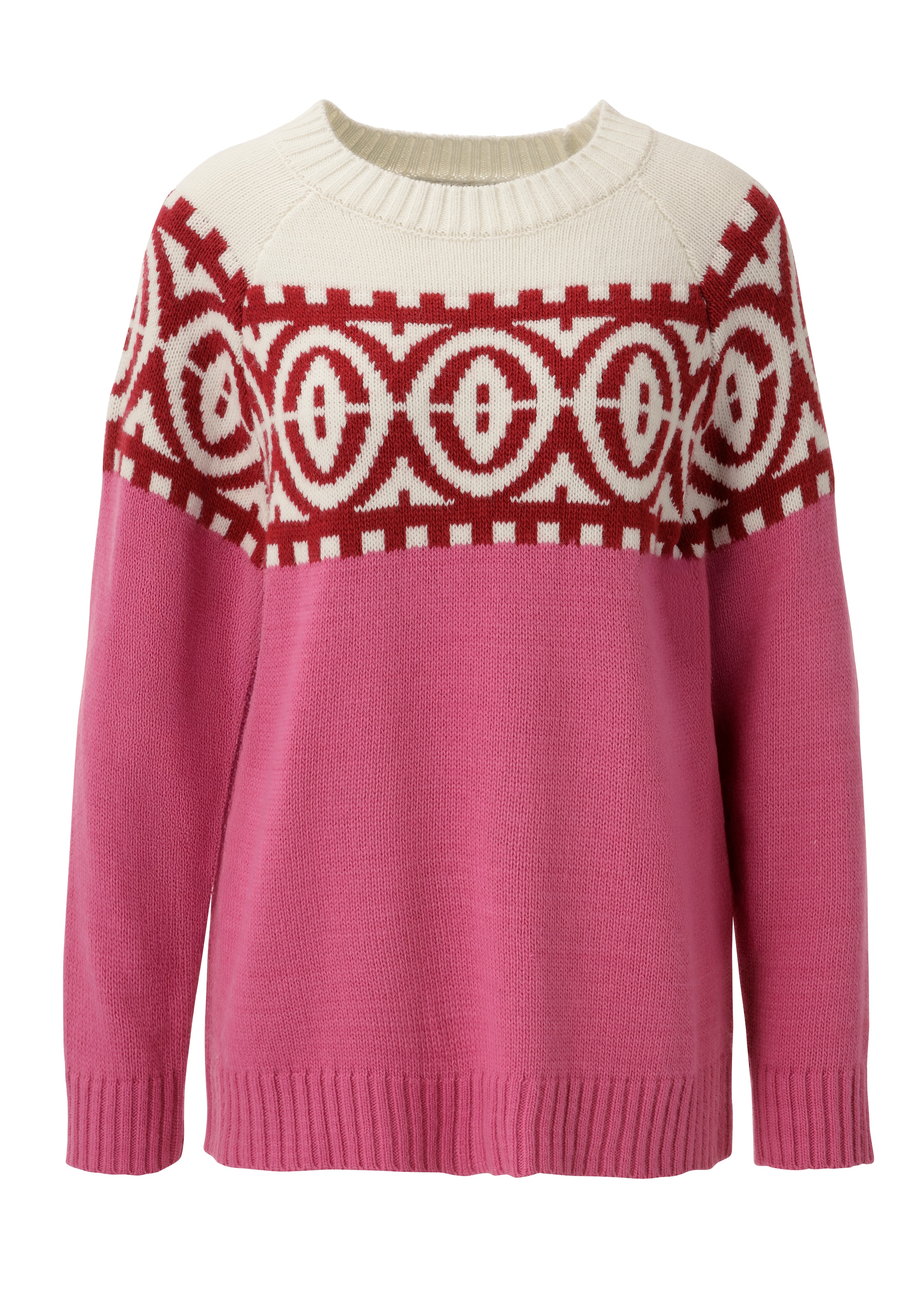 Aniston CASUAL Pull en tricot avec motif jacquard graphique - NOUVELLE COLLECTION