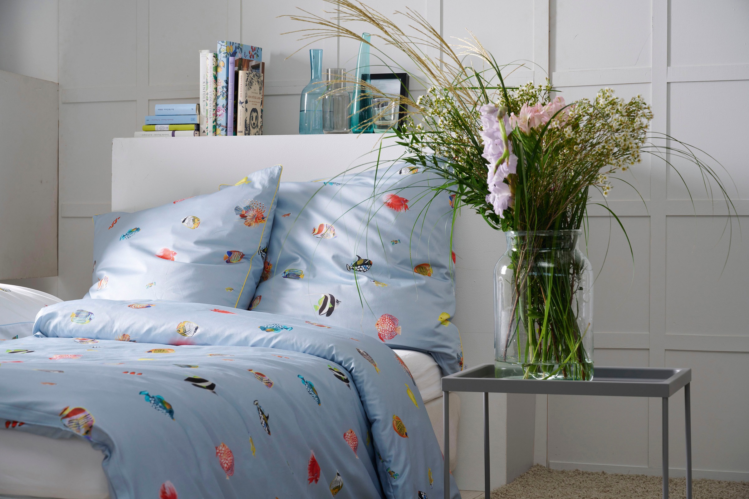 APELT Bettwäsche »Fidshi« 2 Stk. cooles Fischdesign holt die Südsee ins heimische Schlafzimmer