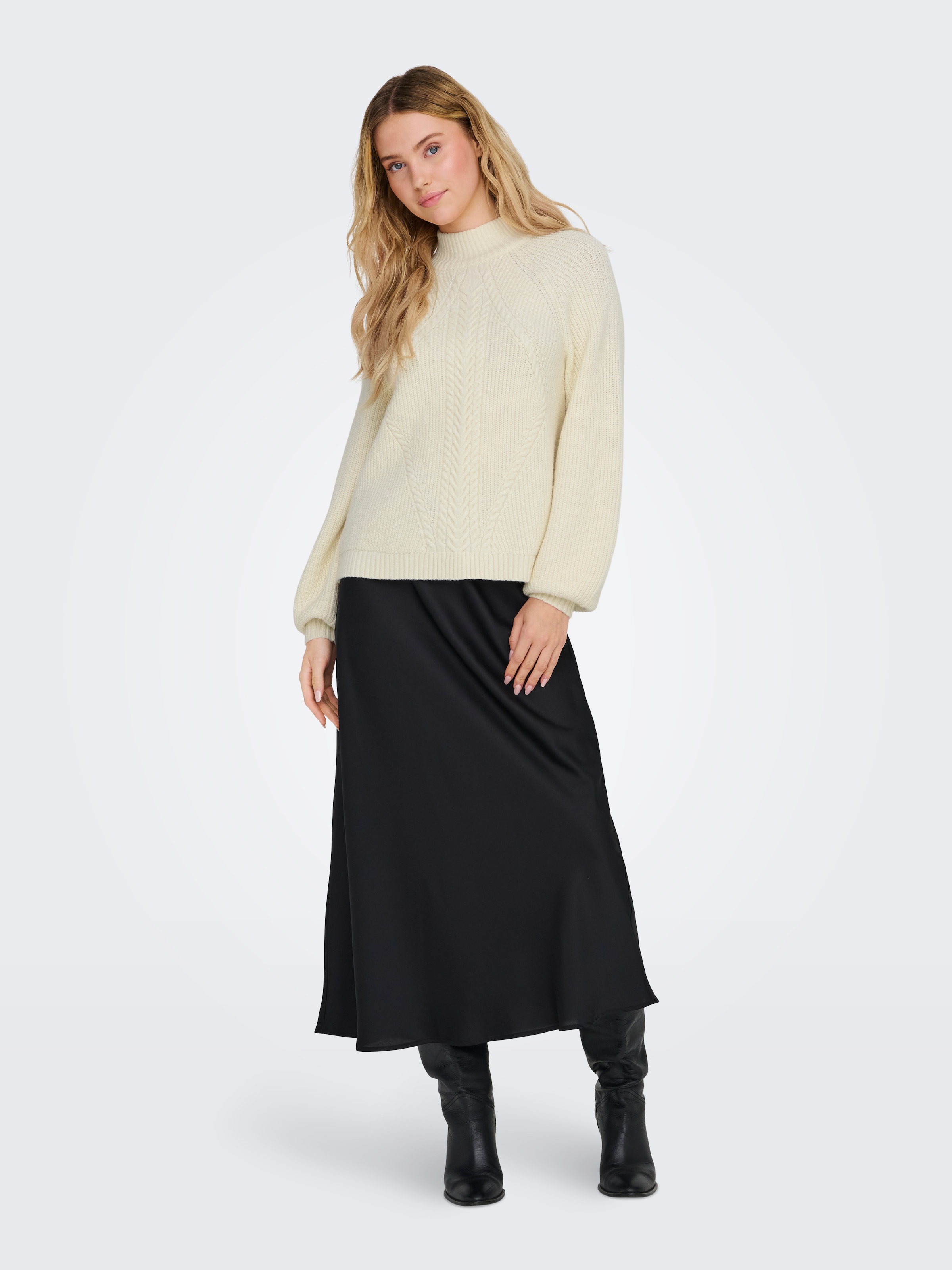 ONLY Pull à col montant »ONLKATIA LS DETAIL HIGHNECK CC KNT«