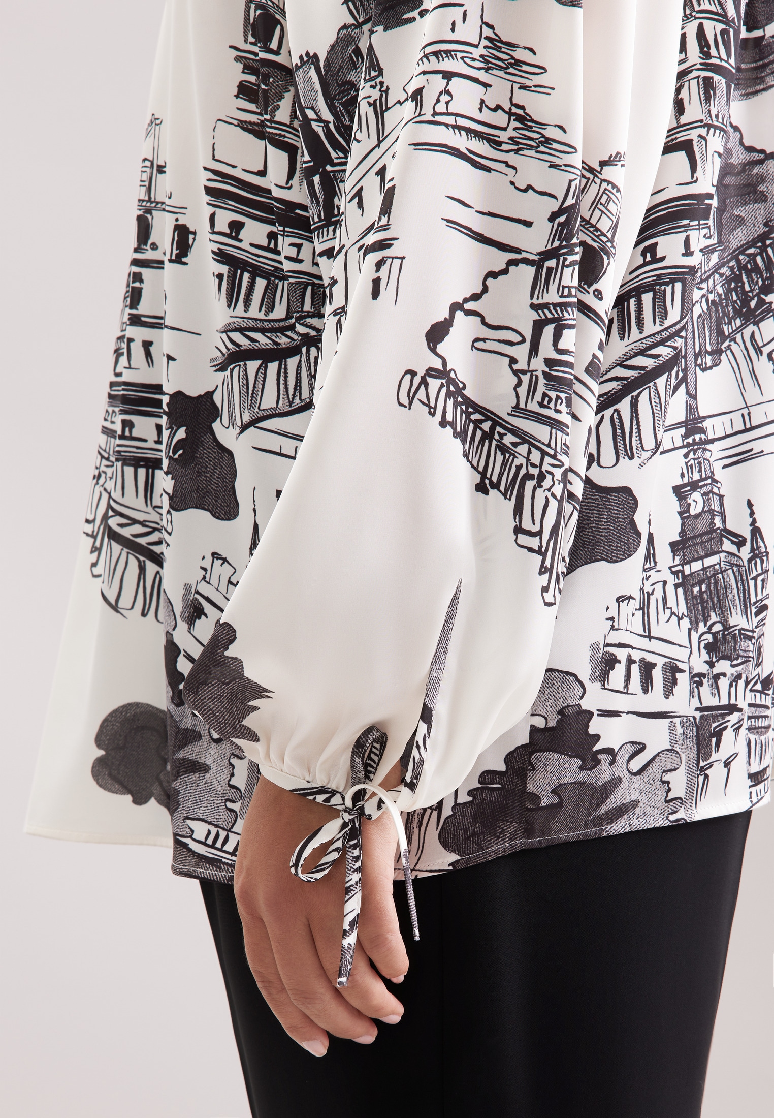 seidensticker Blouse à enfiler »Schwarze Rose« 1/1 Druck