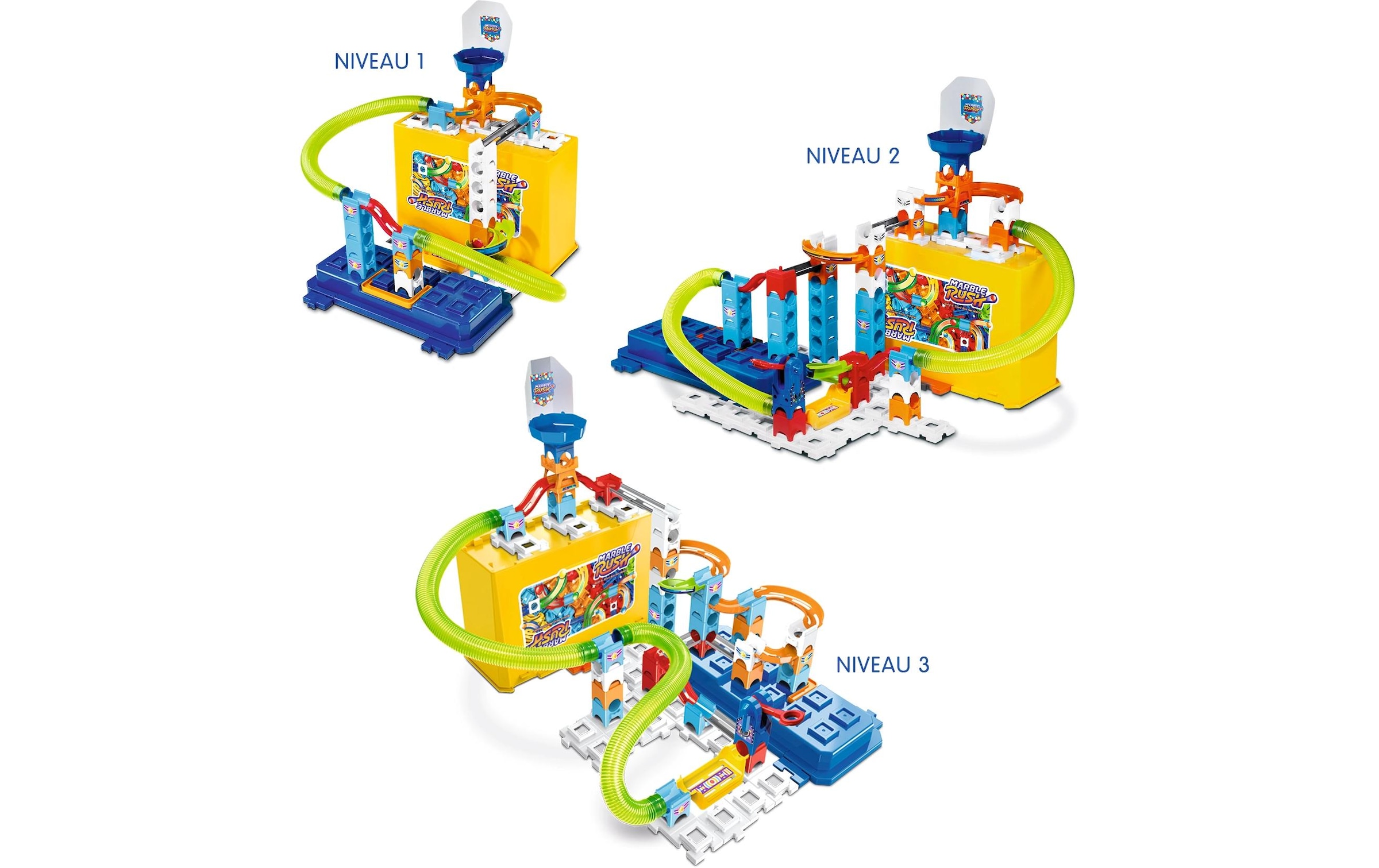 Vtech® Piste de billes »Marble Rush Build & Store Box Set M400 -FR-«
