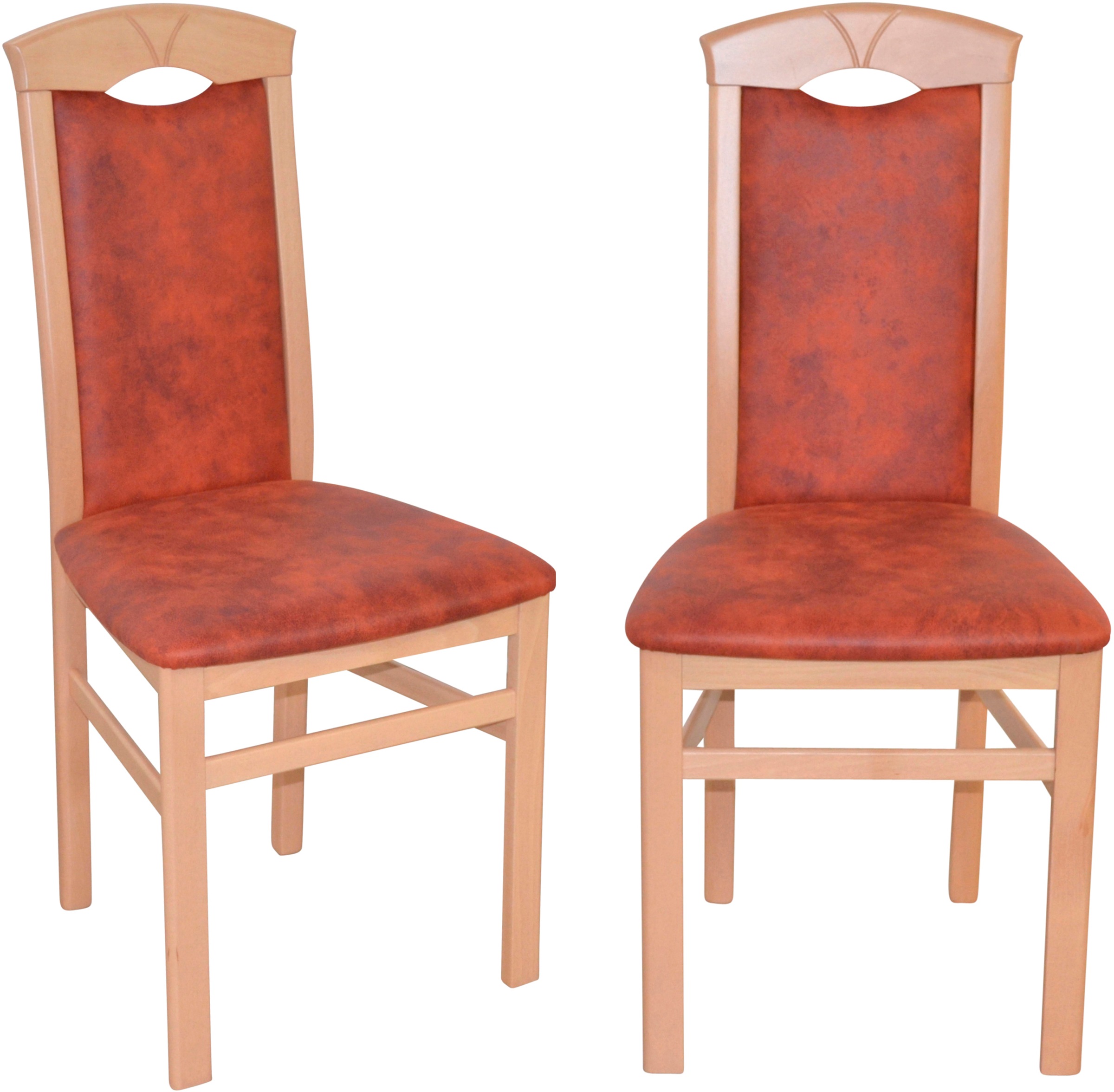 HOFMANN LIVING AND MORE Essgruppe »3tlg. Tischgruppe« Spar-Set, 3tlg. Tischgruppe, 3 Stk. tlg. Stühle montiert