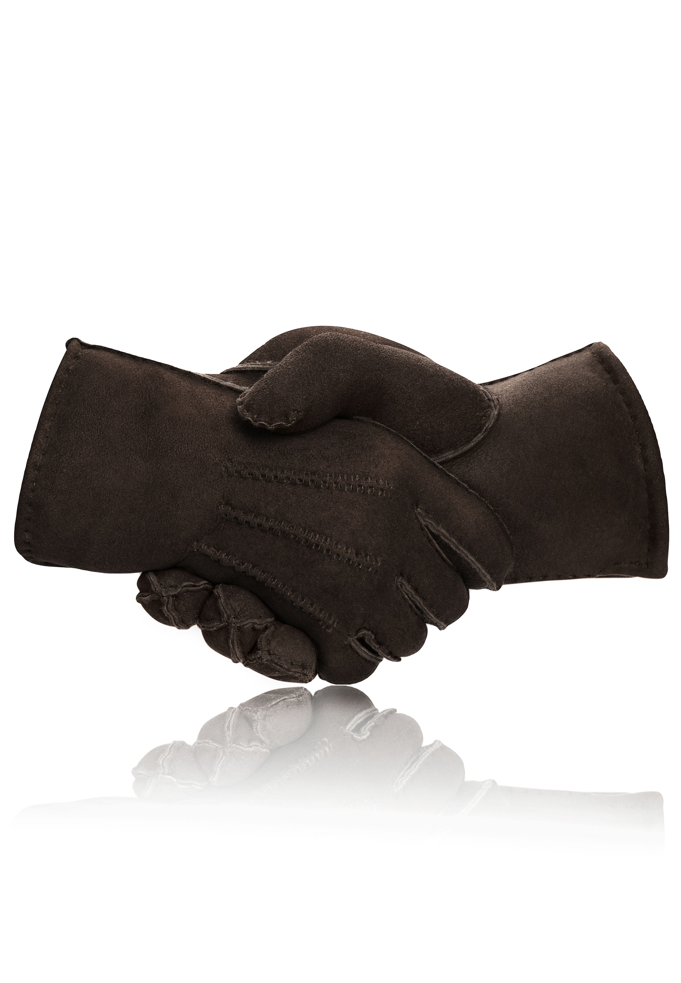 PEARLWOOD Gants en cuir »NORTH« 1 Paar,  warm gefüttert,  Ziernähte, Temperaturregulierend