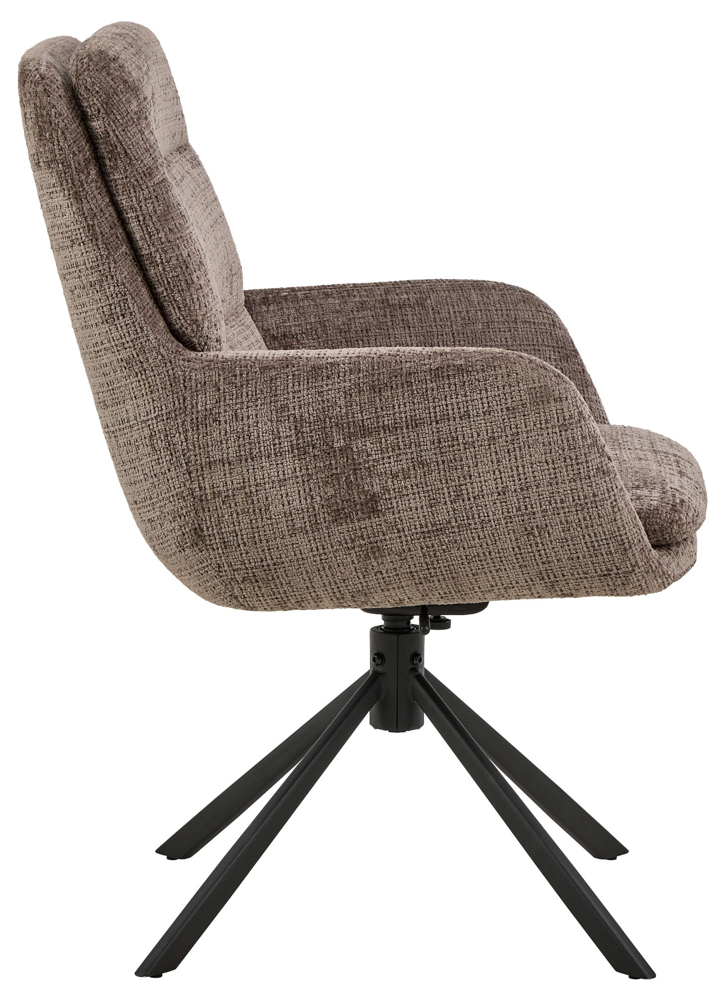 ACTONA GROUP Chaise de salle à manger »Edgar, Polsterstuhl, Stuhl« (Ensemble) 2 cuisChaise, tissu, forme en L, accoudoirs, fonction pivotante et basculante, FSC™
