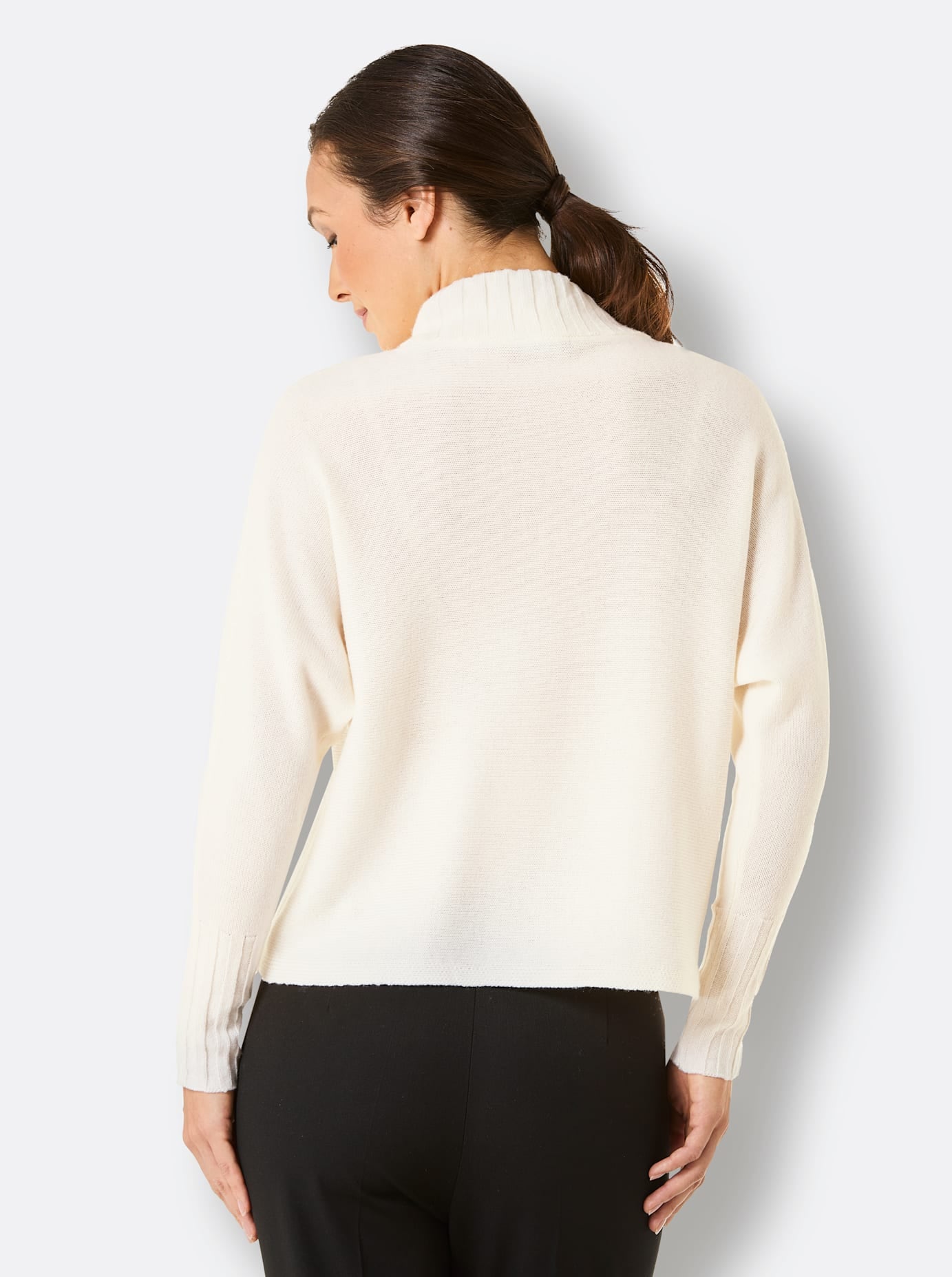 CREATION L PREMIUM Pull à col montant »Merino-Kaschmir-Pullover«