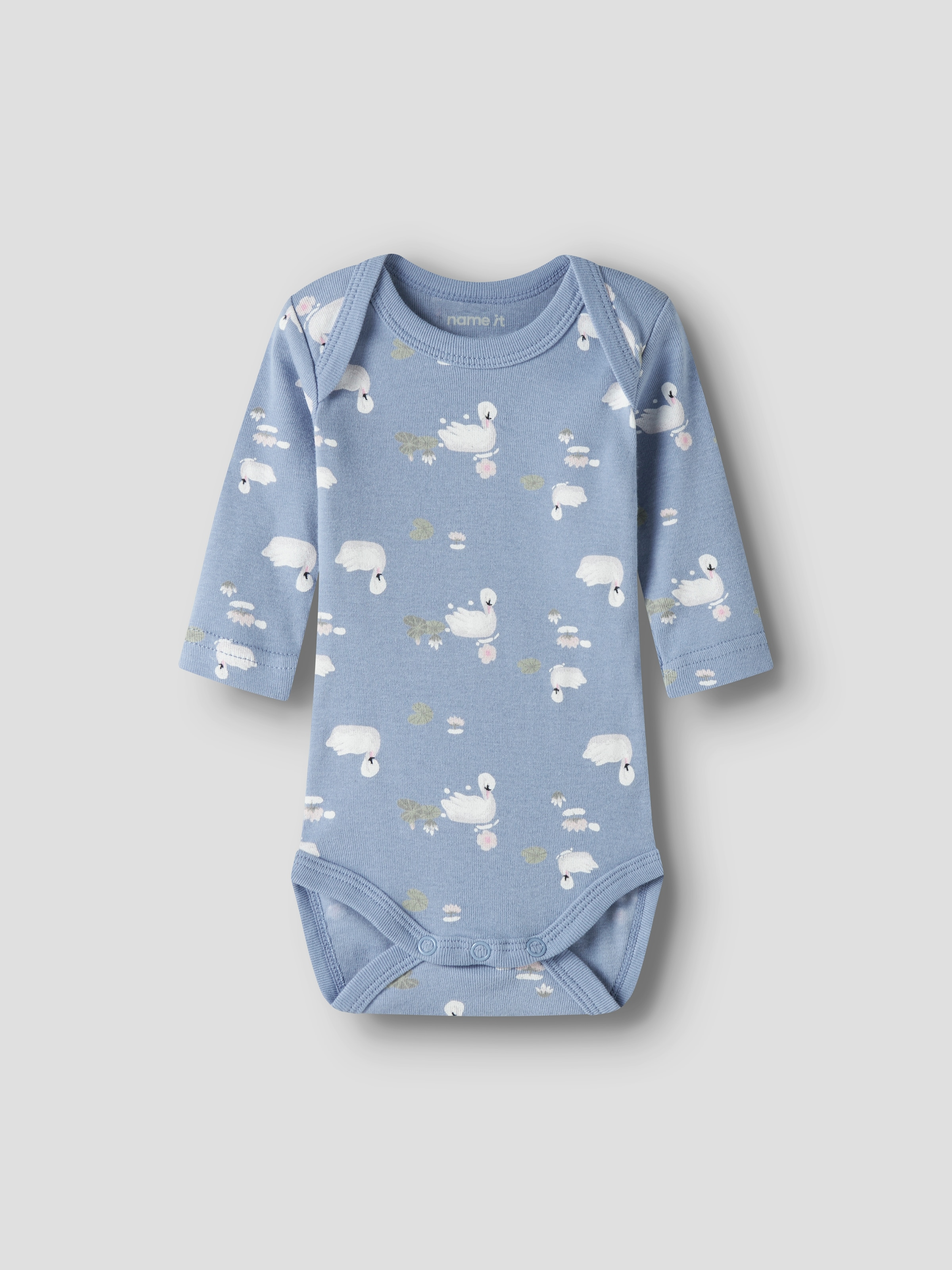 Name It Langarmbody »NBFBODY 3P LS SWAN NOOS« Packung, 3 tlg.