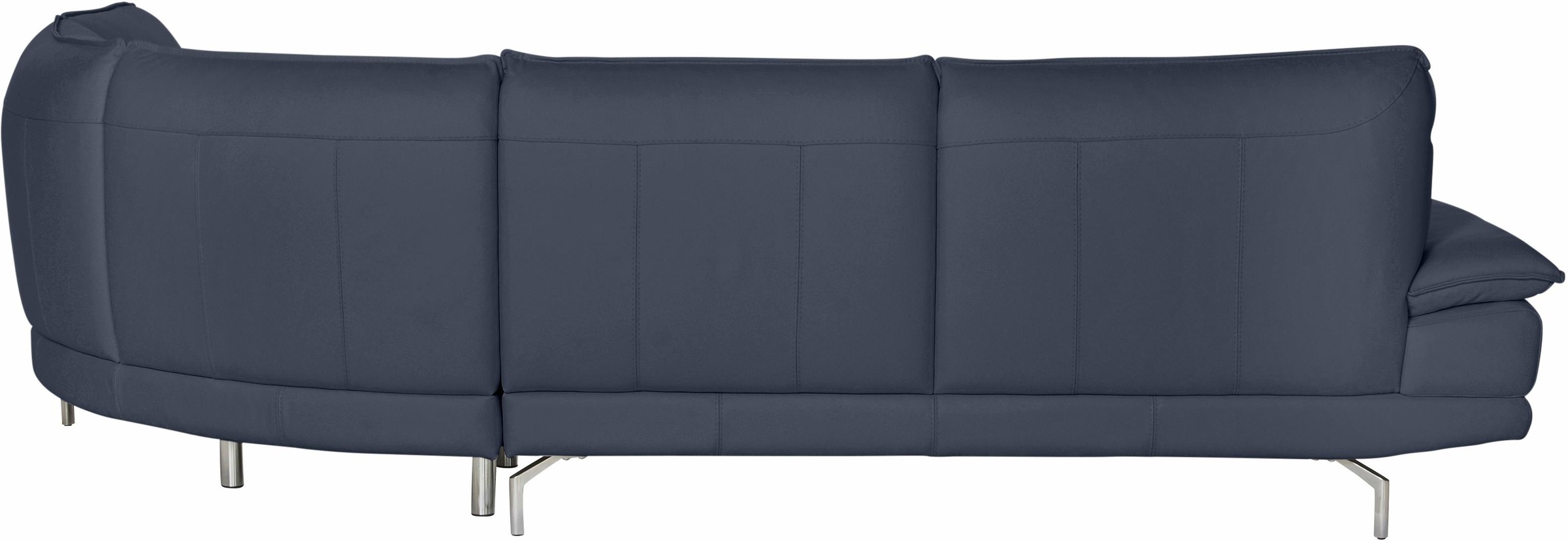 CALIA ITALIA Canapé d'angle »Dave, italienisches Designsofa L-Form, erstklassiger Sitzkomfort« Ottomane wahlweise links oder rechts, in zwei tollen Lederqualitäten