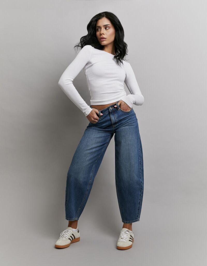 Tally Weijl High-waist-Jeans »SPADEJOELLE« Baumwollmischung, barrel fit