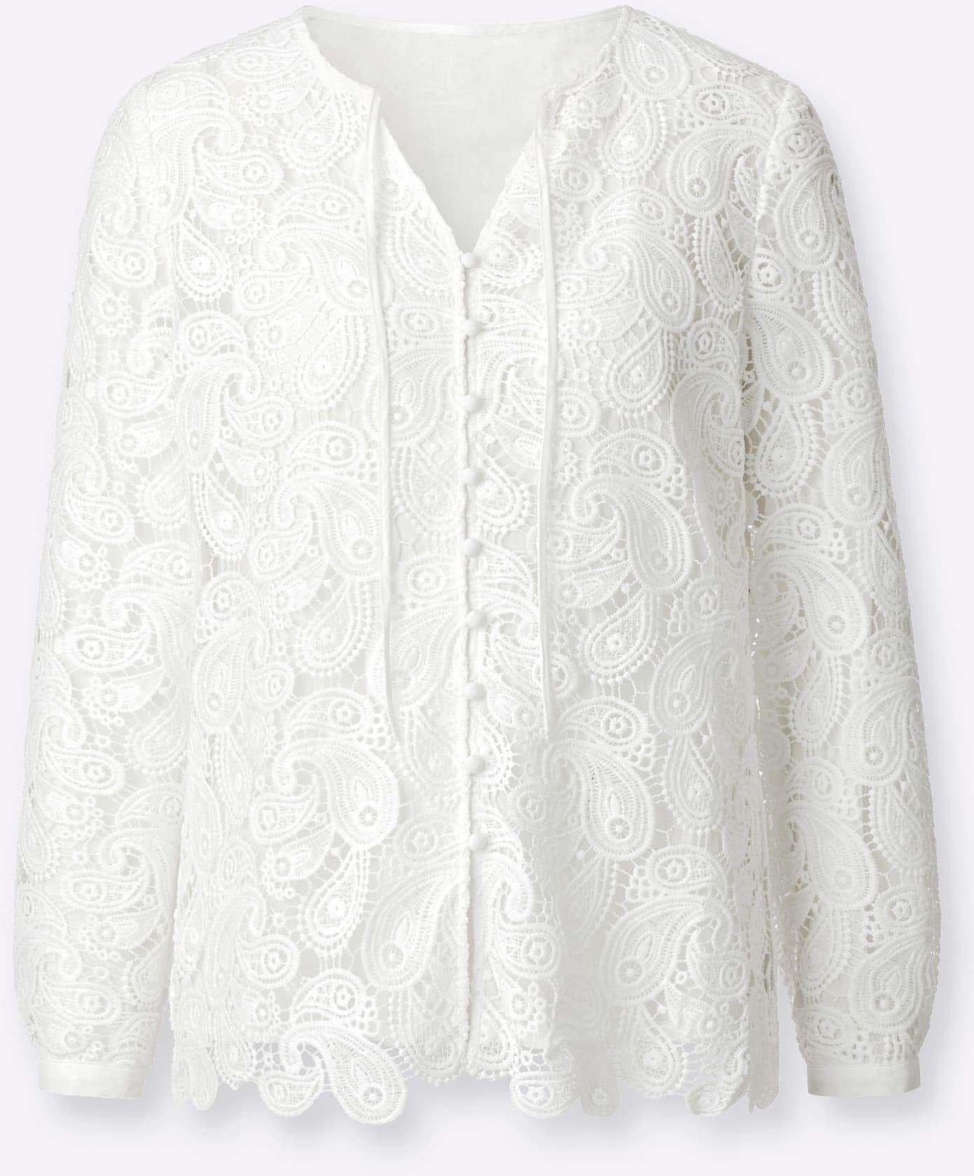 creation L Blouse en dentelle