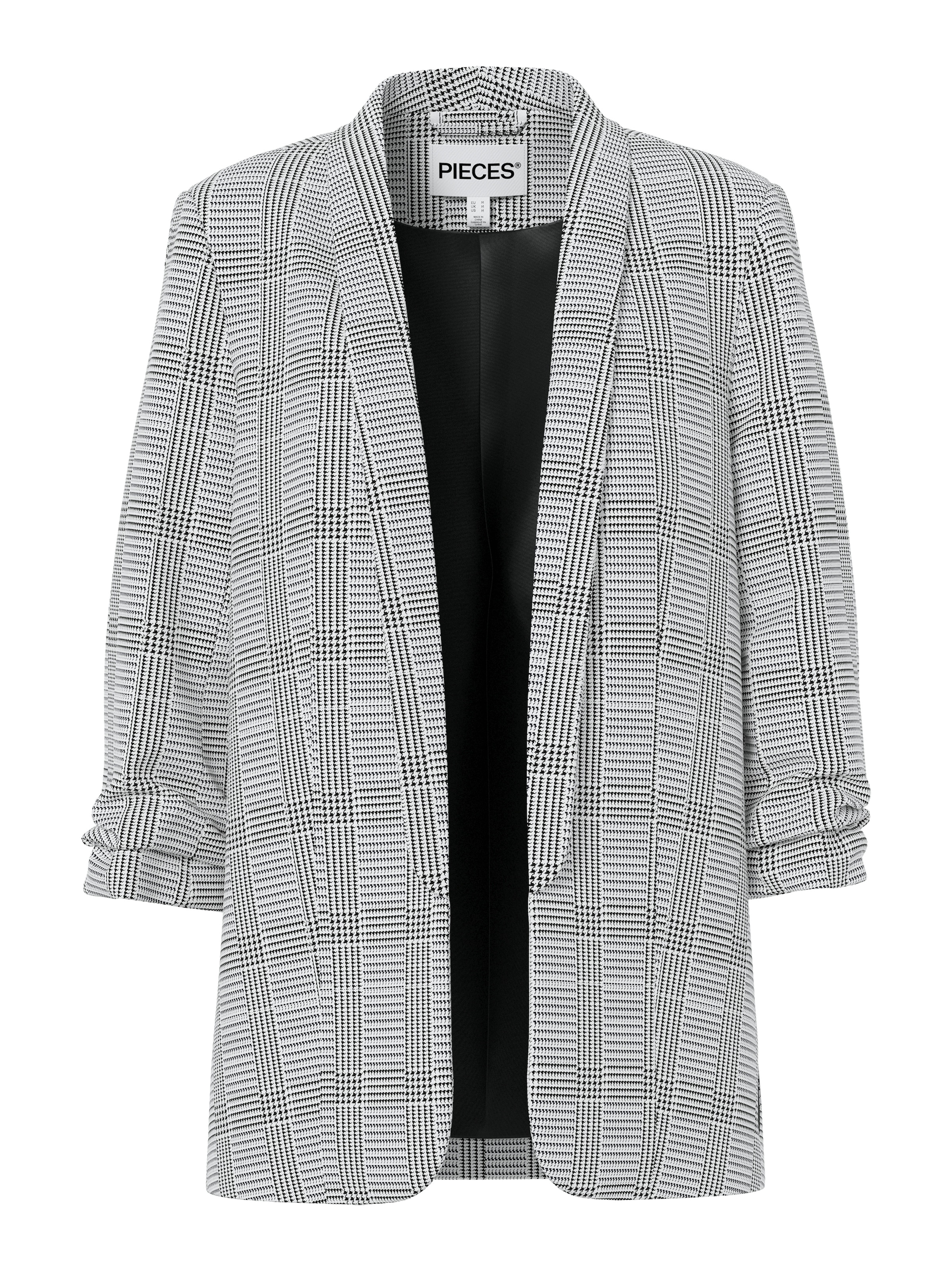 pieces Blazer chemisier »PCBOSELLA 3/4 PRINTED BLAZER NOOS« mit 3/4 Ärmel