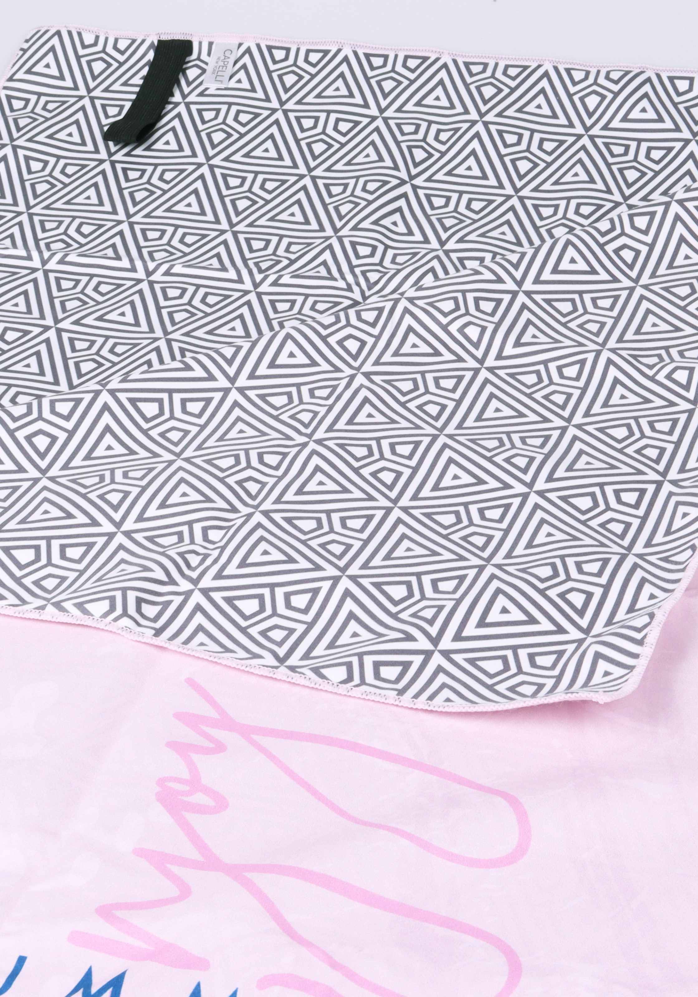 Capelli New York Serviette de plage schnelltrocknend, inkl. praktischer Tasche