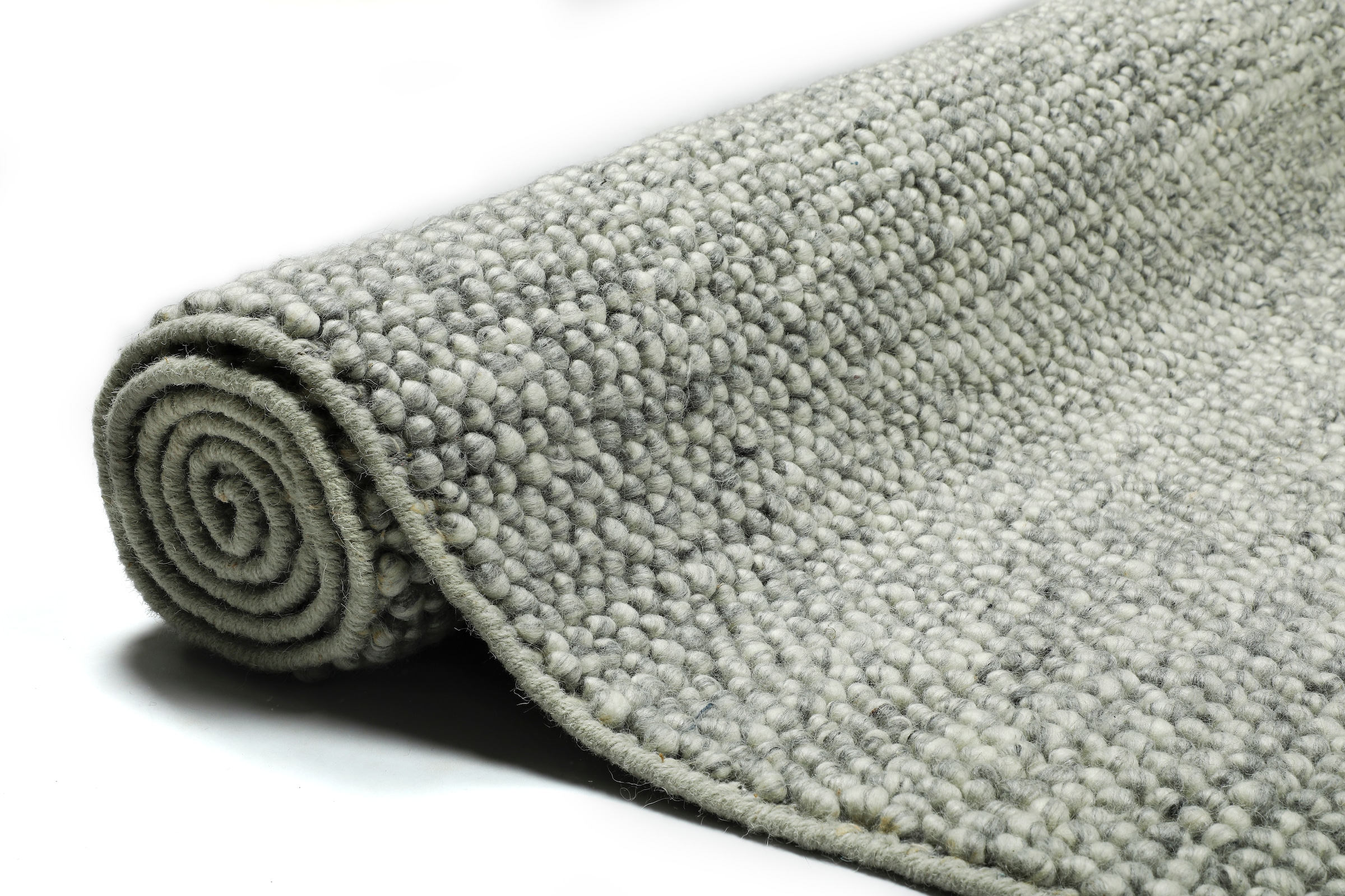 my home Wollteppich »Wolly, Wolle« rechteckig 14 mm Höhe handgewebt, Handweb Teppiche, Wohnzimmer, Schlafzimmer, Esszimmer