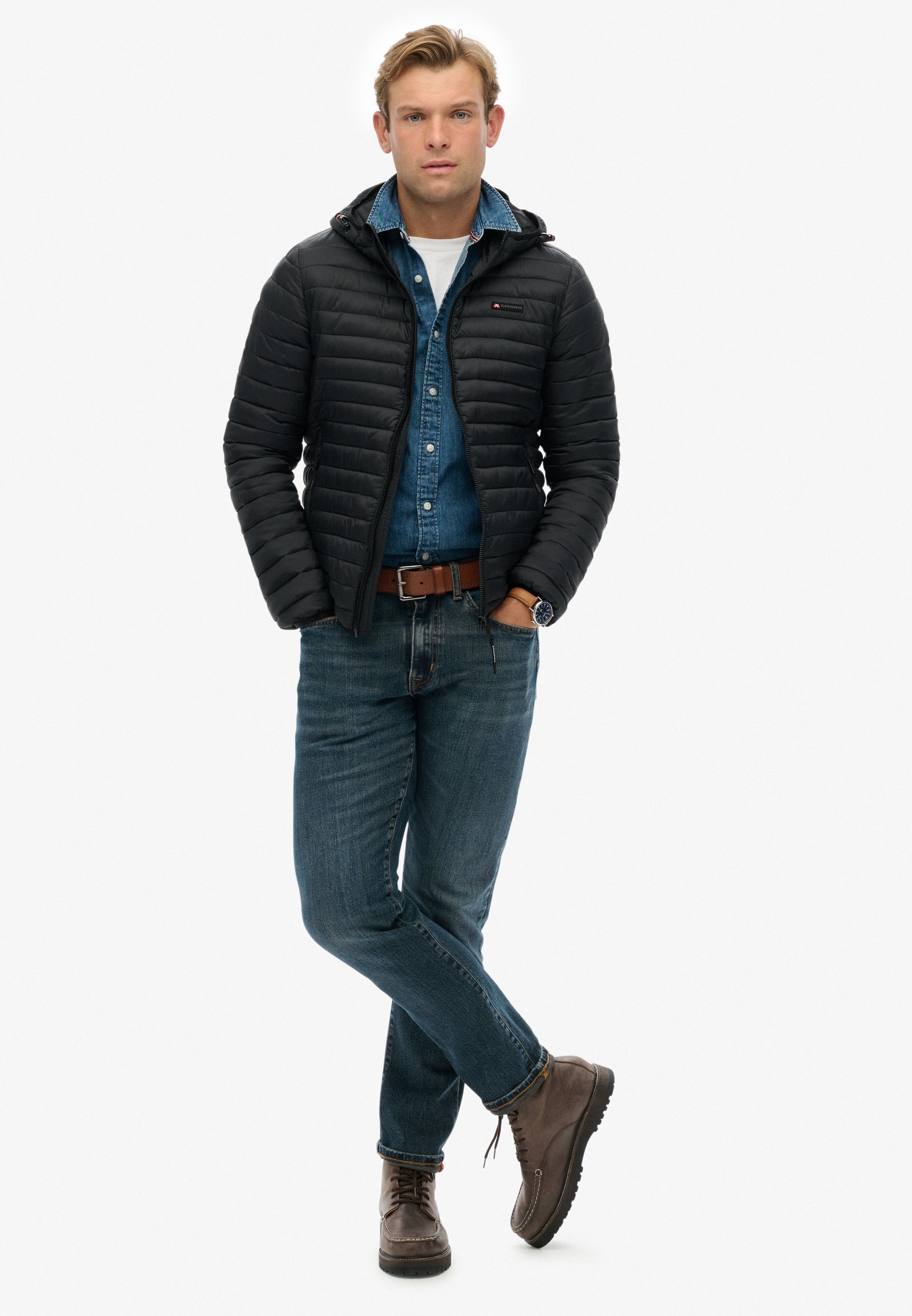 Superdry Steppjacke »HOODED FUJI LITE JACKET«
