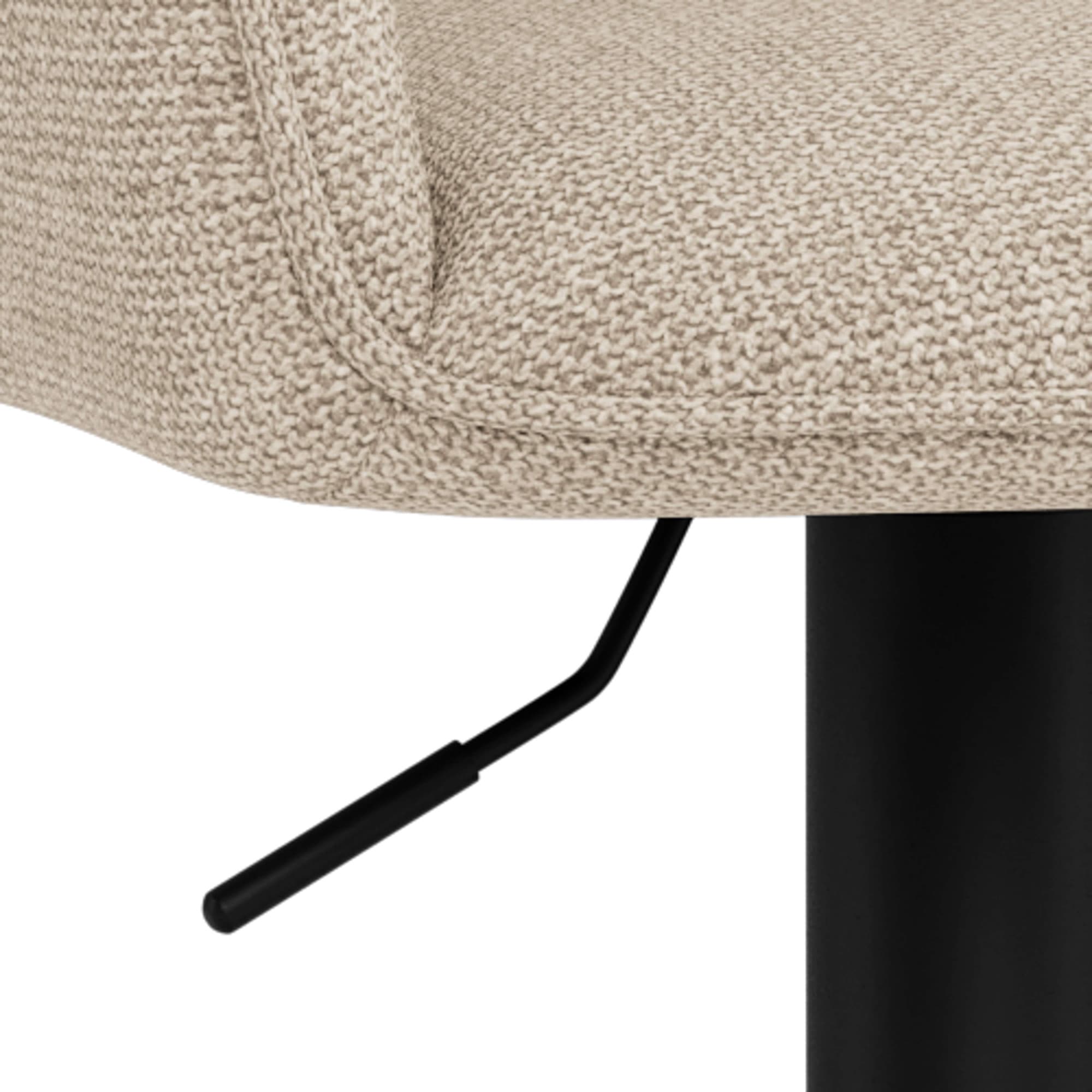 ACTONA GROUP Tabouret de bar »Glenda, Hocker, Barstuhl« 1, 1 cuis tlg. rembourrage tissu, accoudoirs, vérin à gaz, fonction pivotante, FSC™
